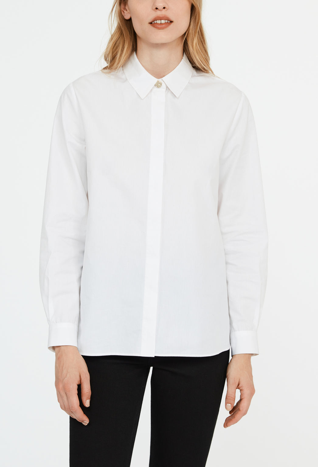 Chemise blanche classique coton Faume - seconde main