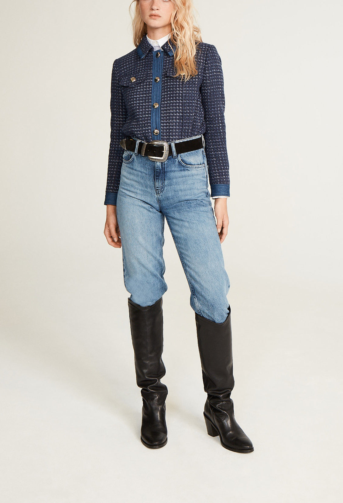 Veste en tweed Faume - seconde main