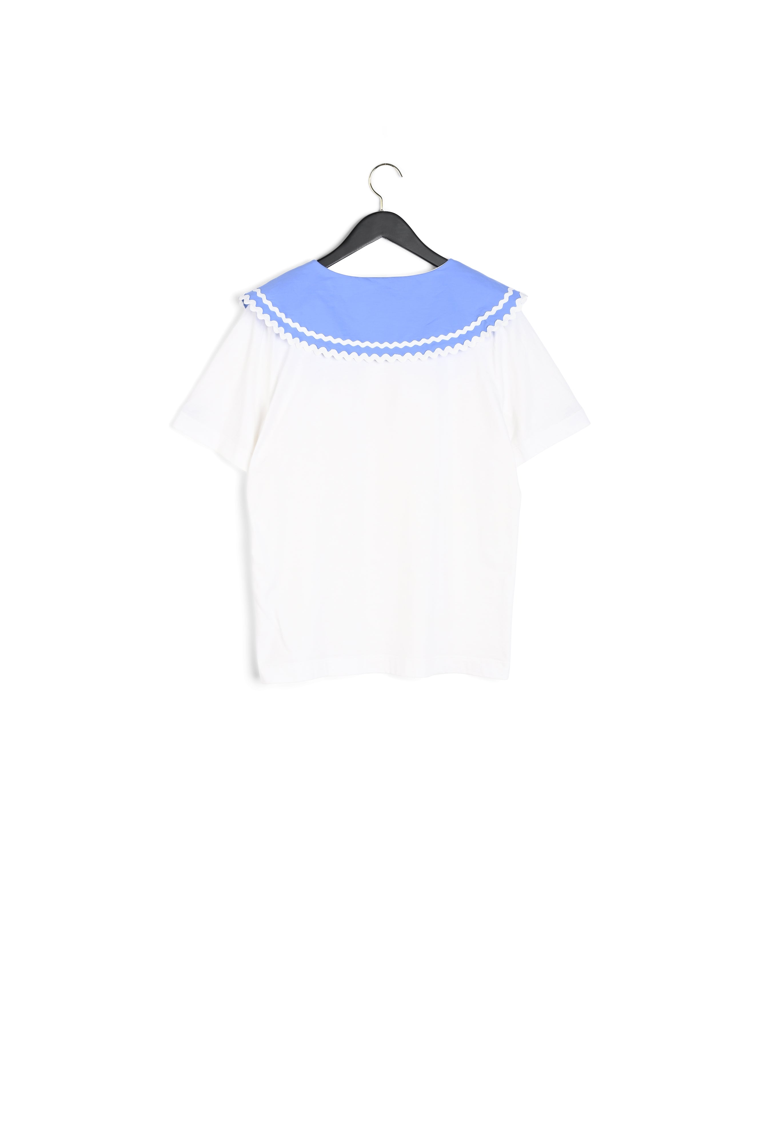 T-shirt col claudine écru Faume - seconde main