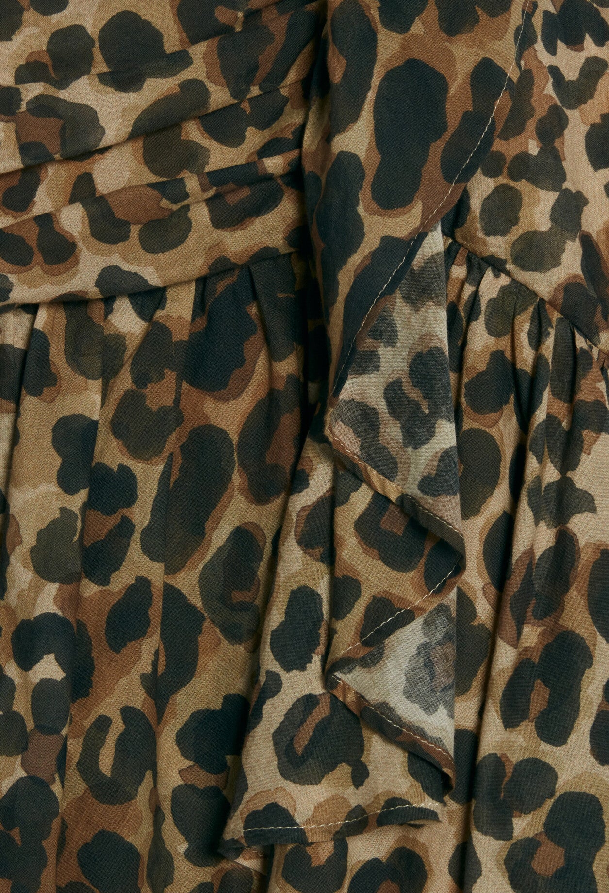 Jupe courte léopard Faume - seconde main