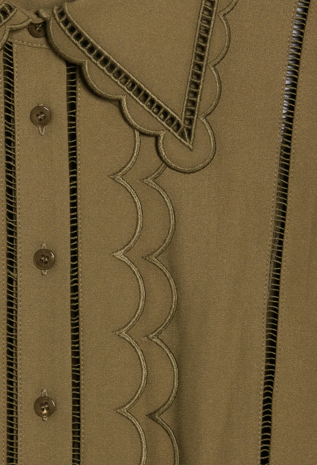 Robe longue kaki Faume - seconde main