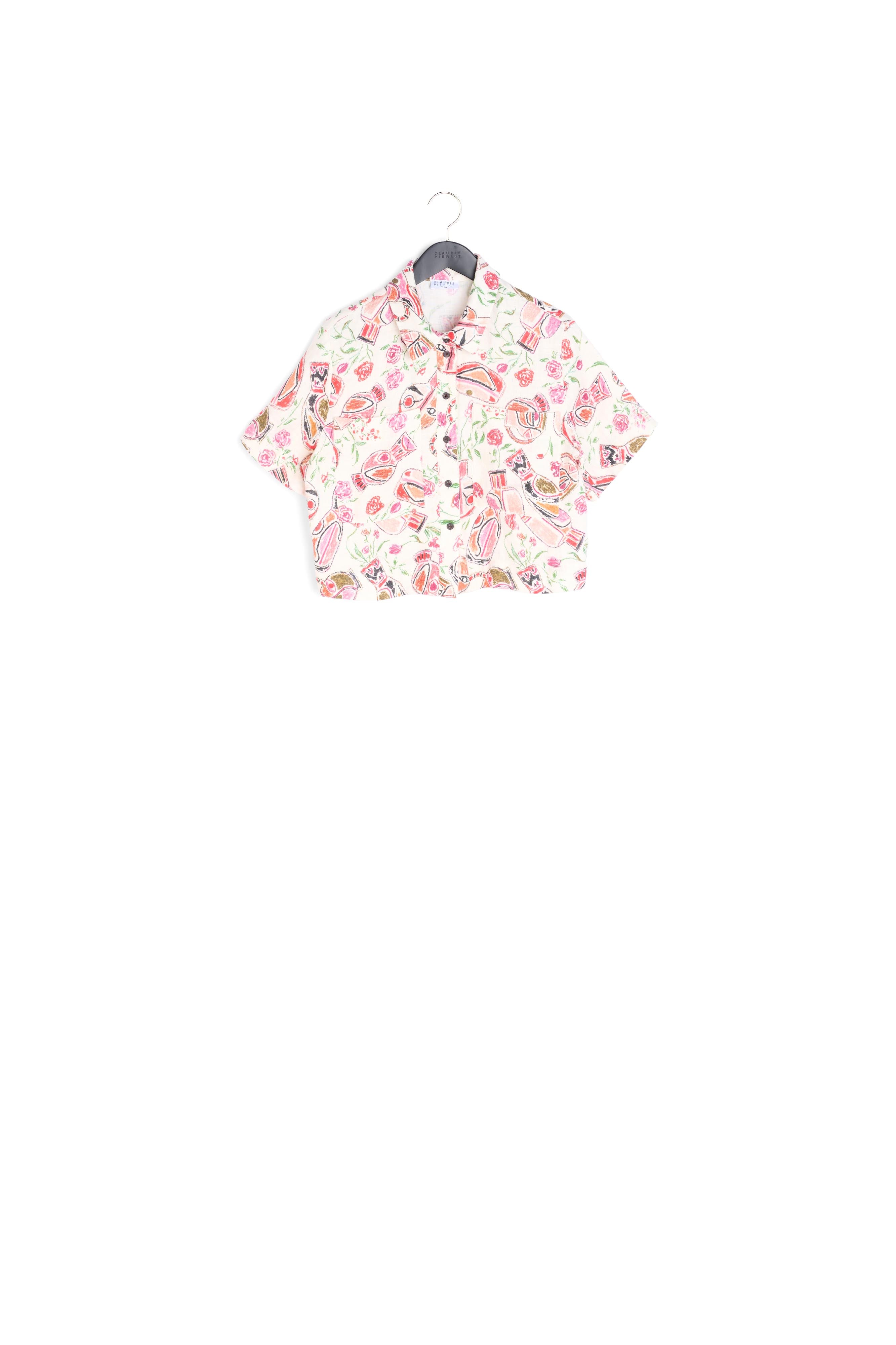 Chemise courte imprimée Faume - seconde main