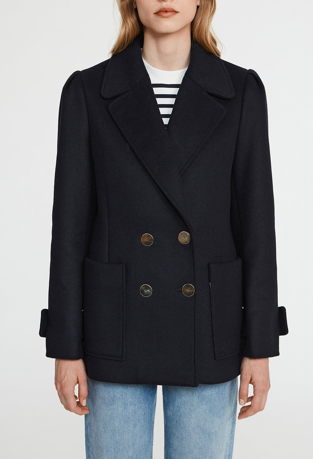 Caban à double boutonnage Faume - seconde main