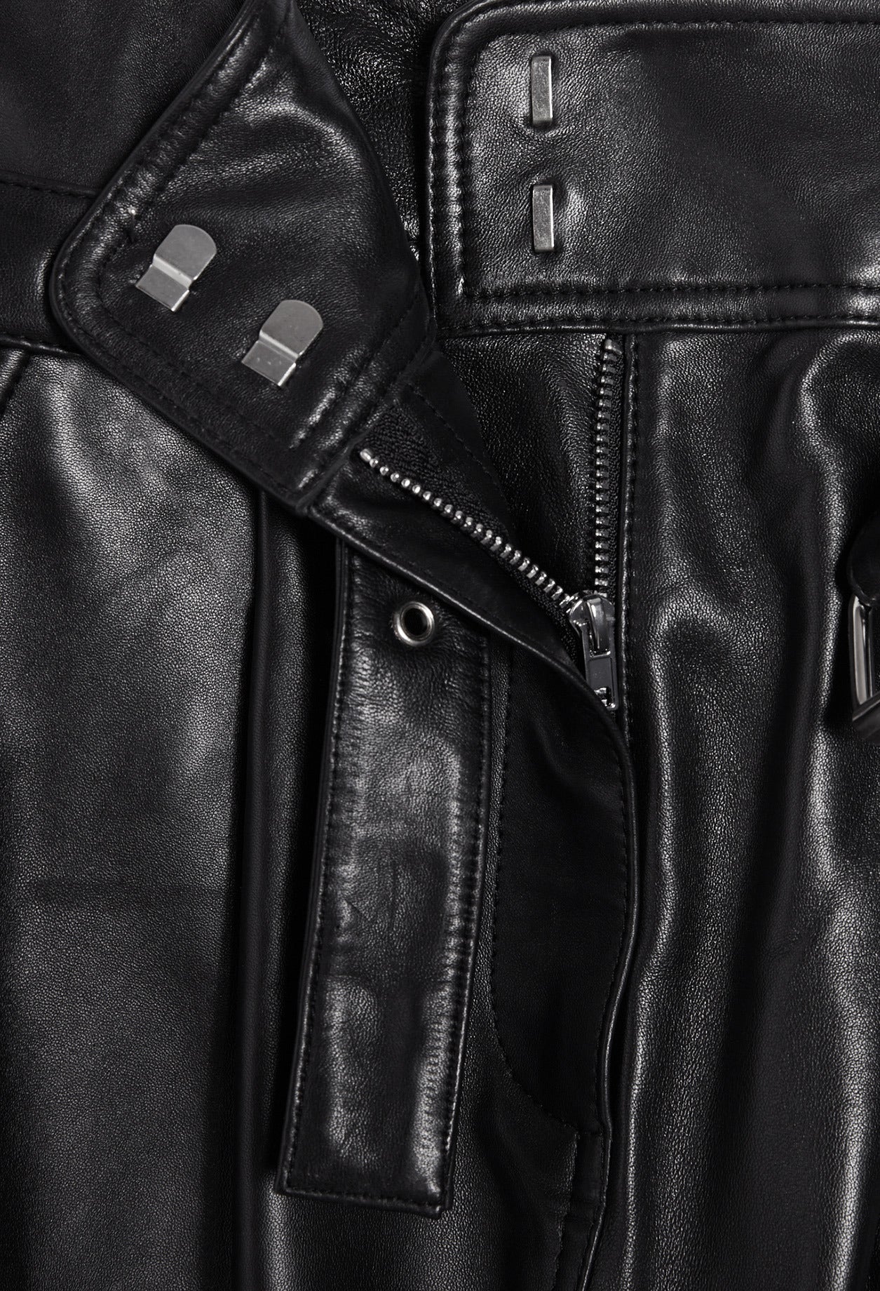 Pantalon noir cuir Faume - seconde main