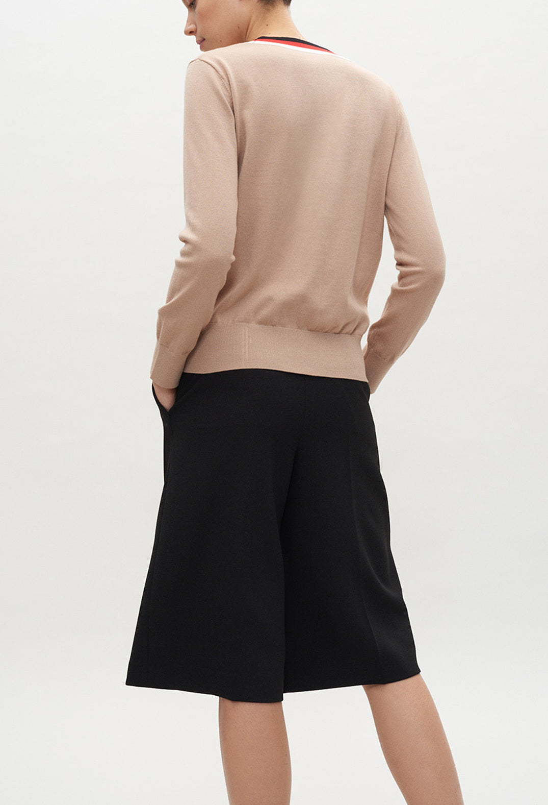 Cardigan à bandes sporty Faume - seconde main