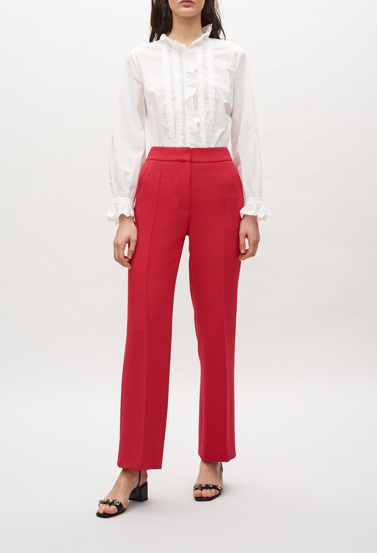 Pantalon tailleur flare Faume - seconde main