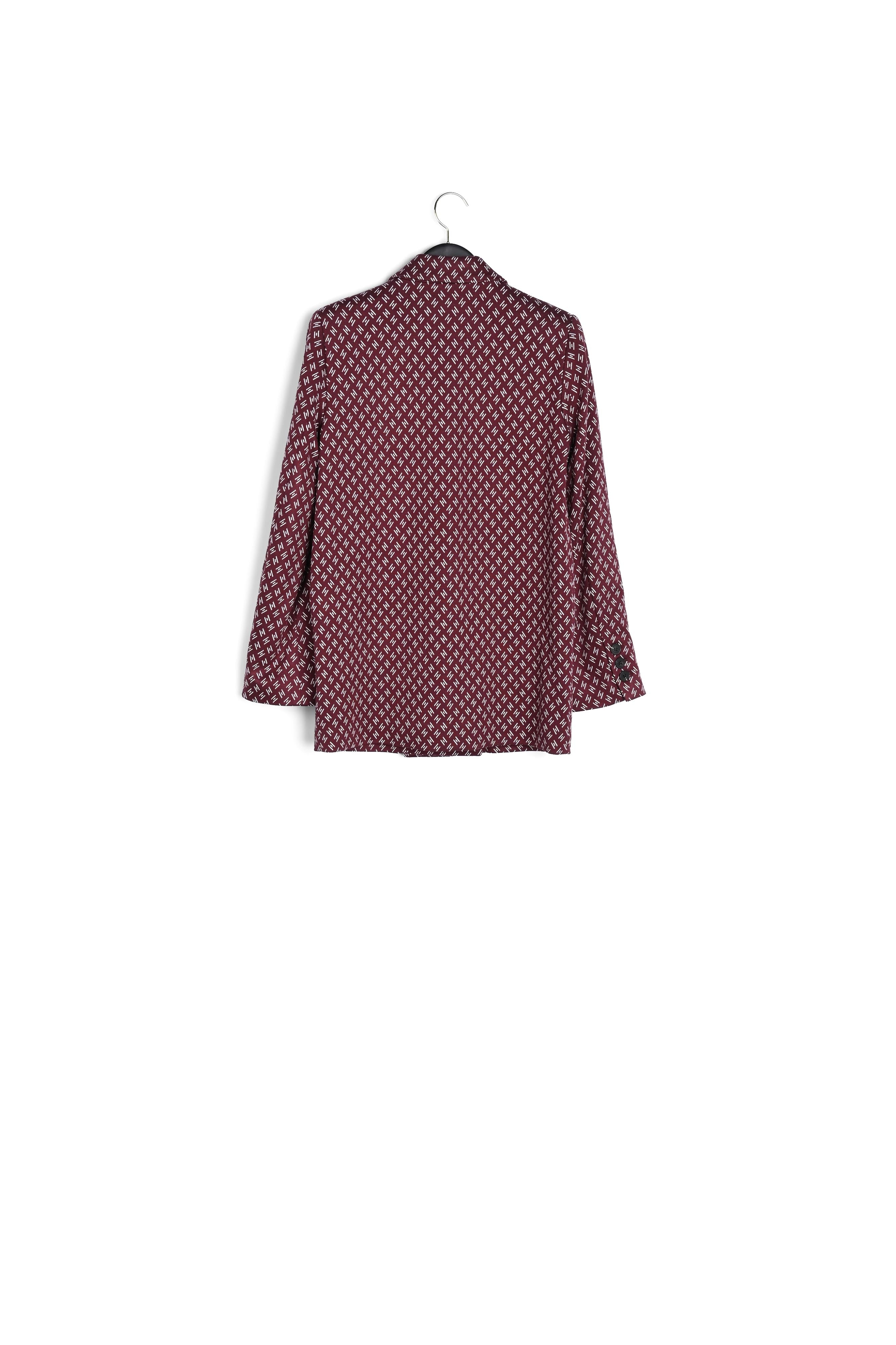 Veste bicolore de blazer imprimé Faume - seconde main