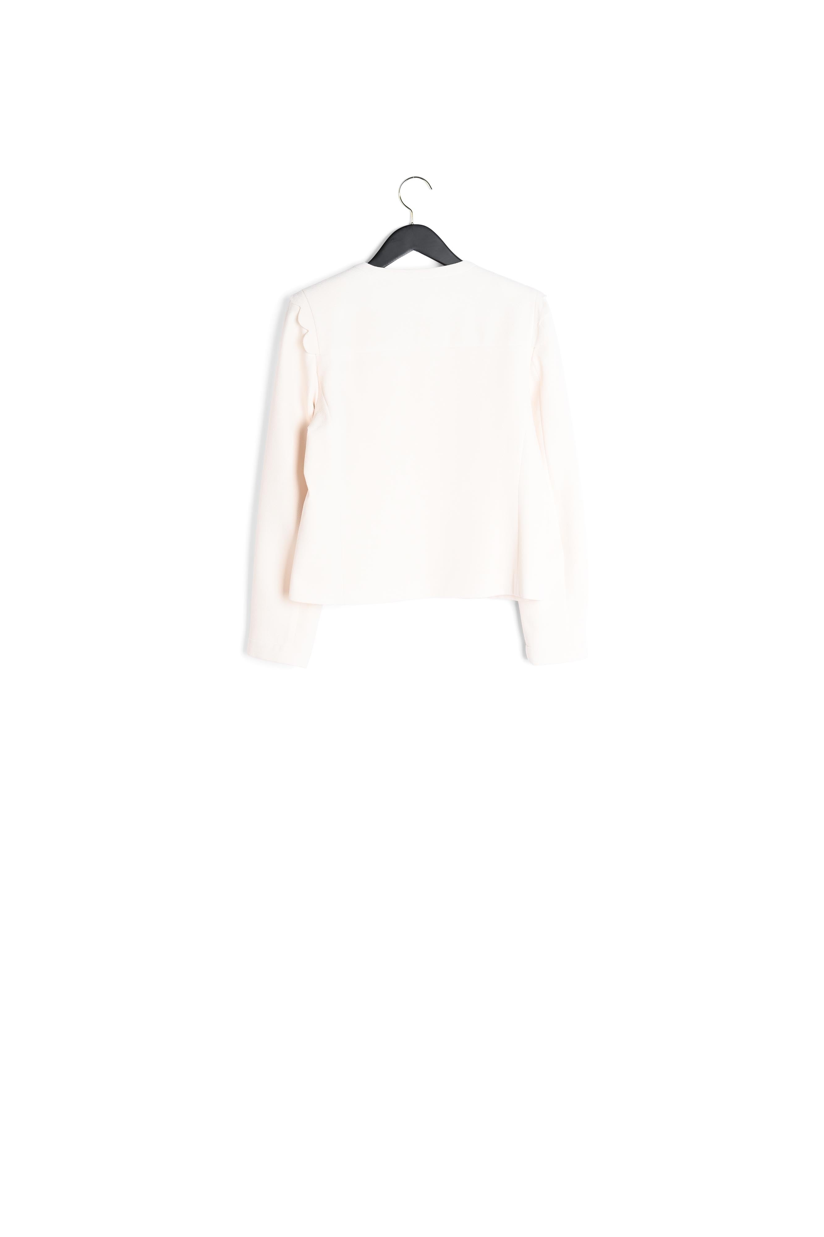 Veste courte écru détail de coquilles Faume - seconde main