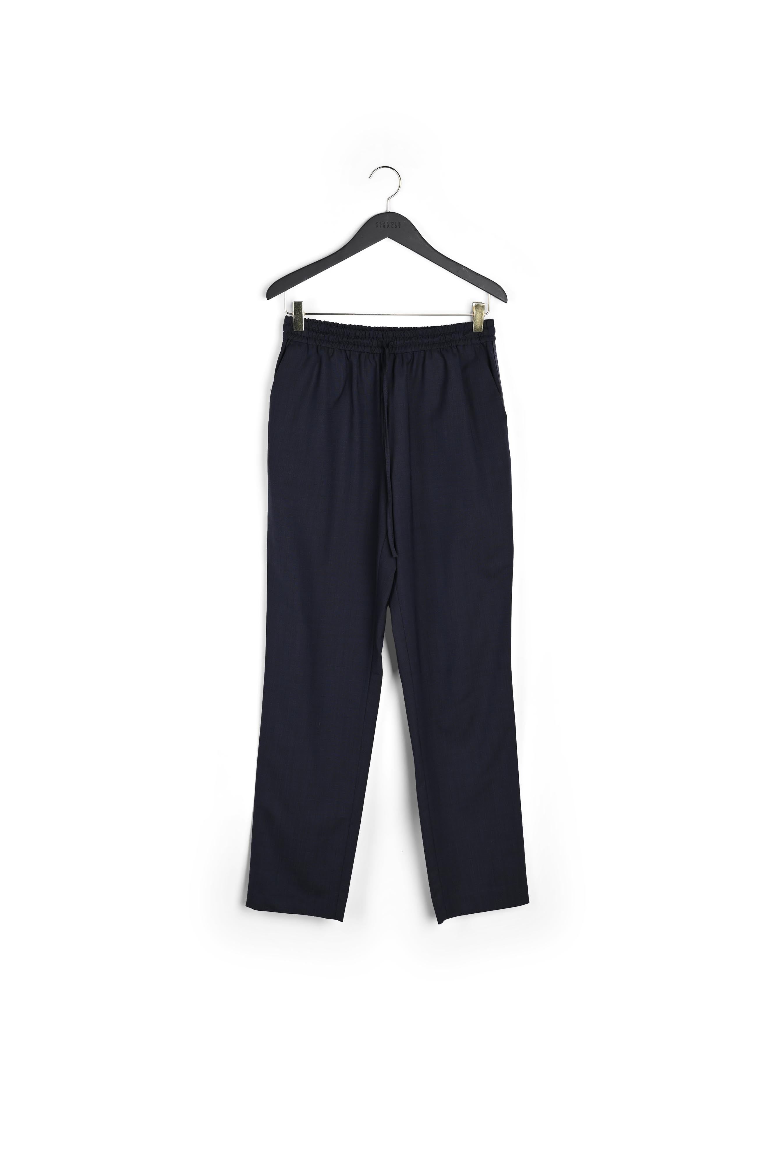 Pantalon tailleur ceinture élastiquée Faume - seconde main