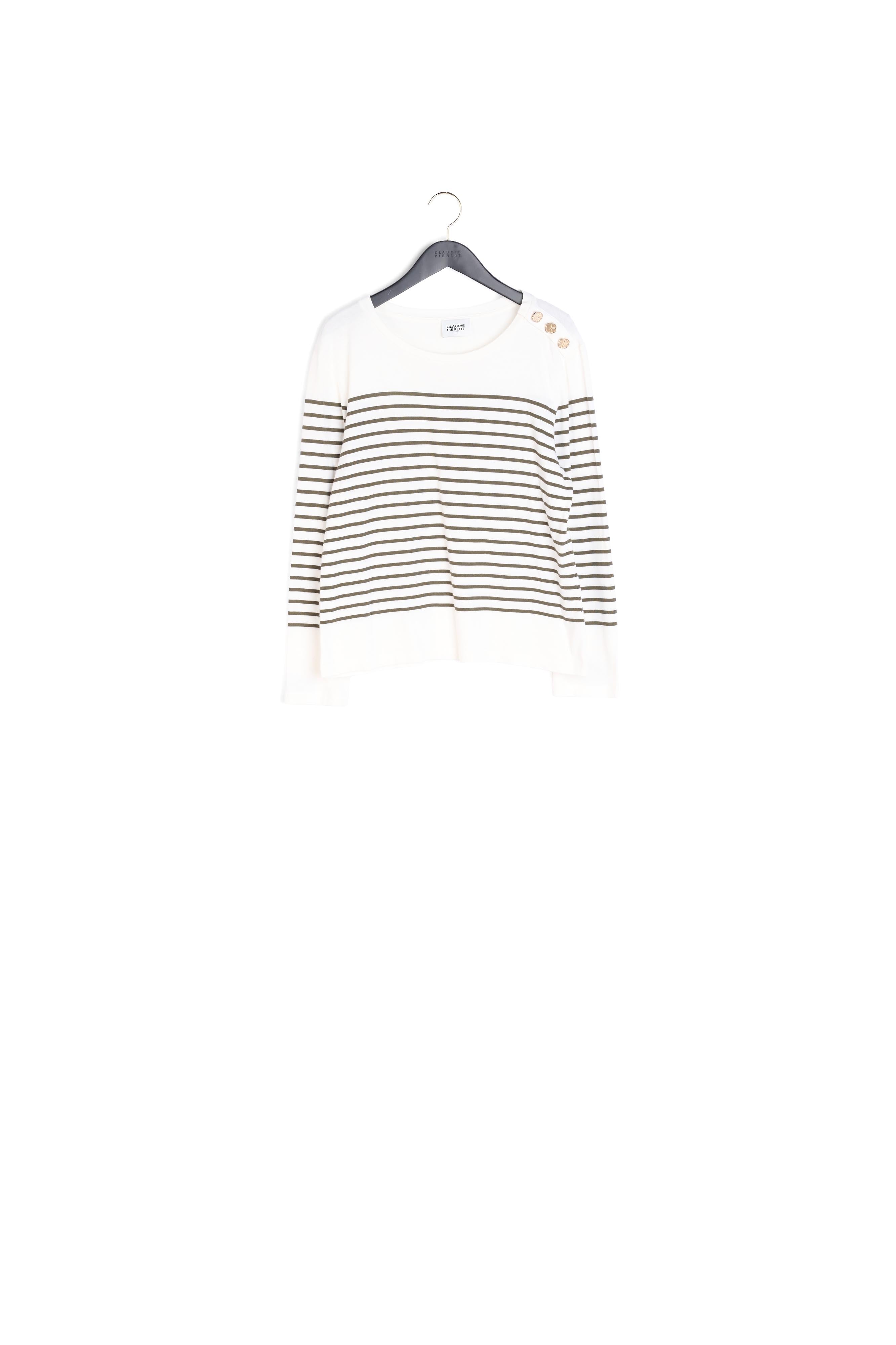 T-shirt marinière à bouton Faume - seconde main