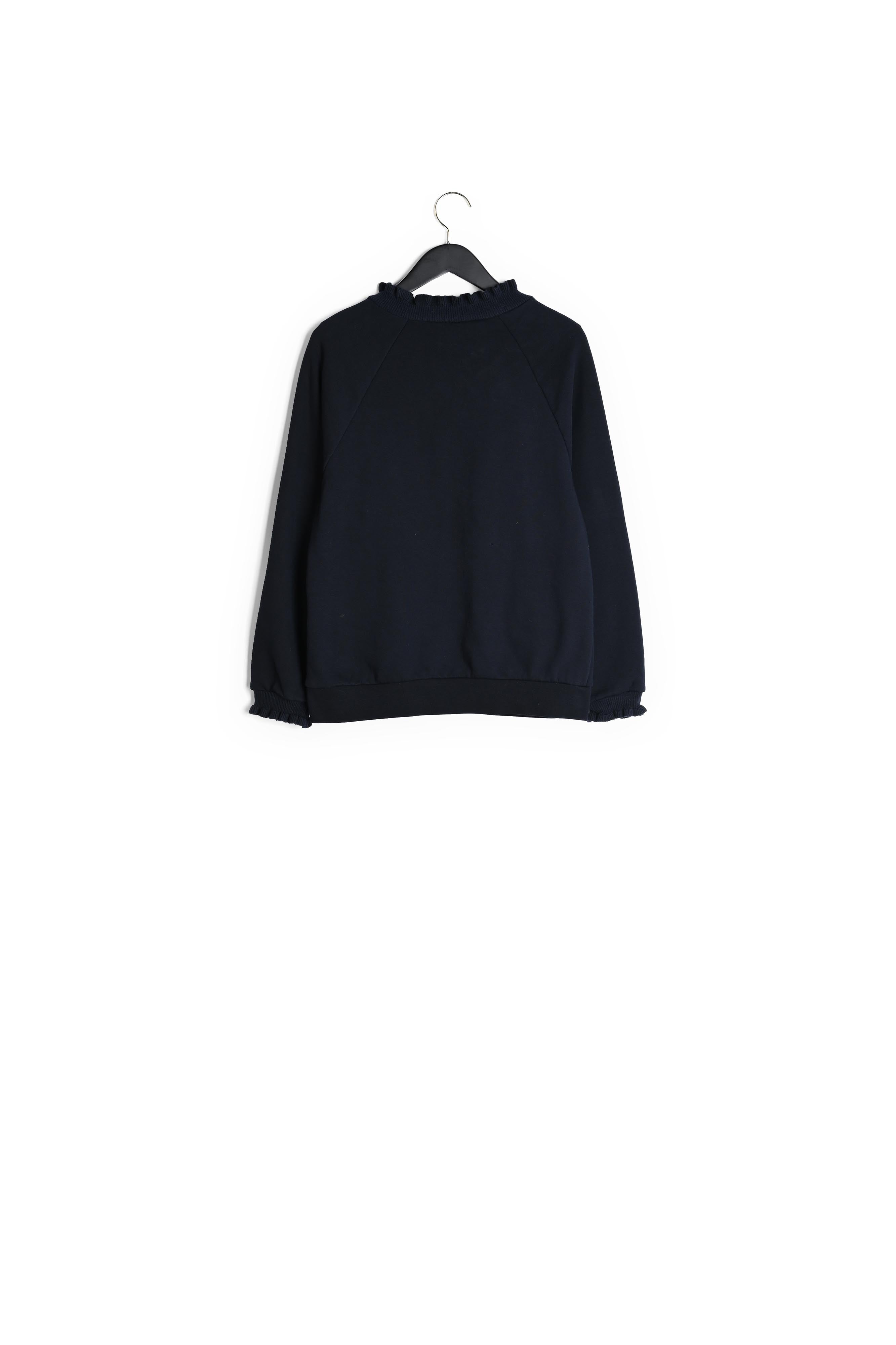 Sweatshirt à col volanté Faume - seconde main