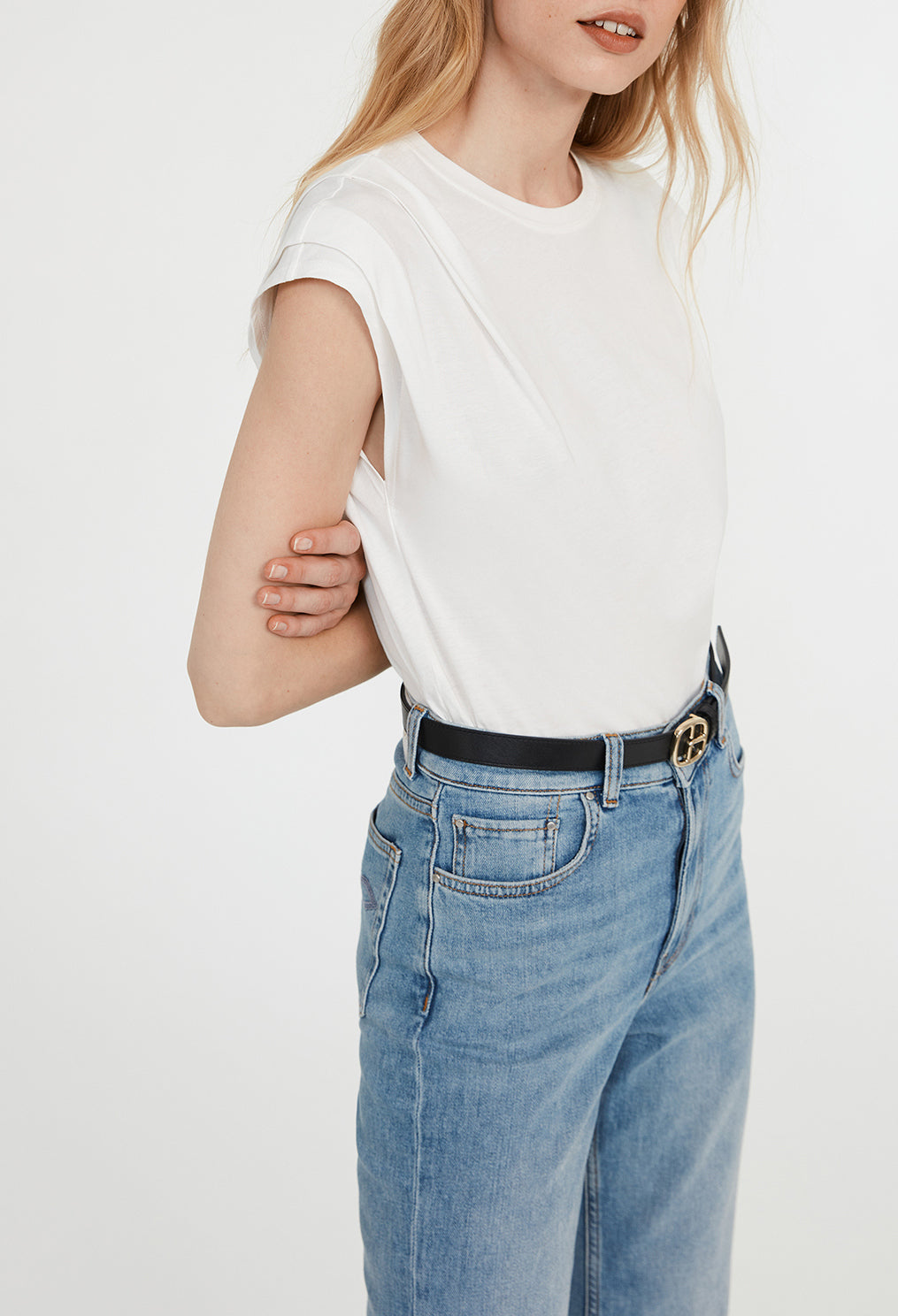 T-shirt écru coton Faume - seconde main