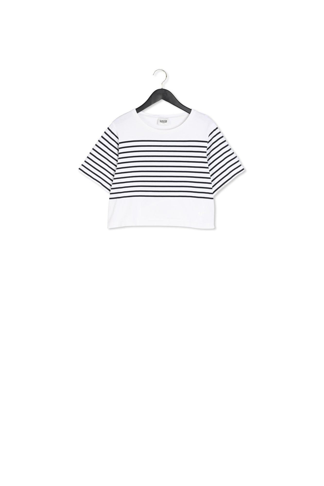 T-shirt rayures écru Faume - seconde main