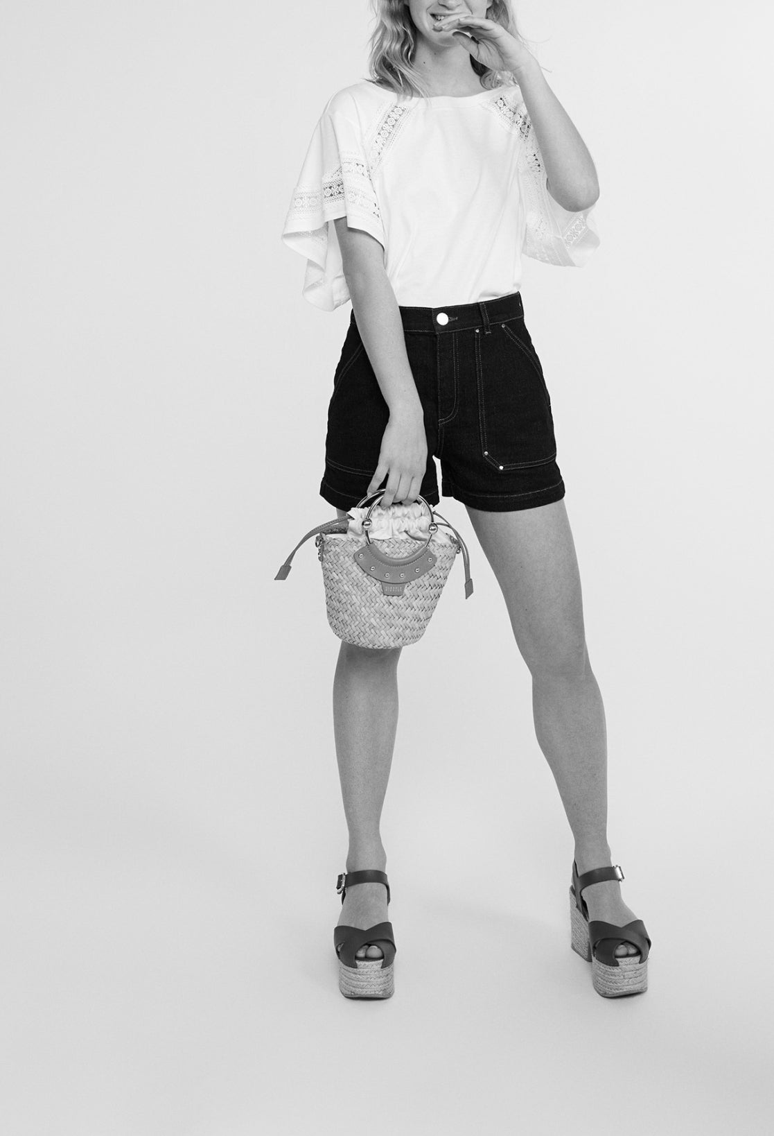 T-shirt court en coton biologique Faume - seconde main