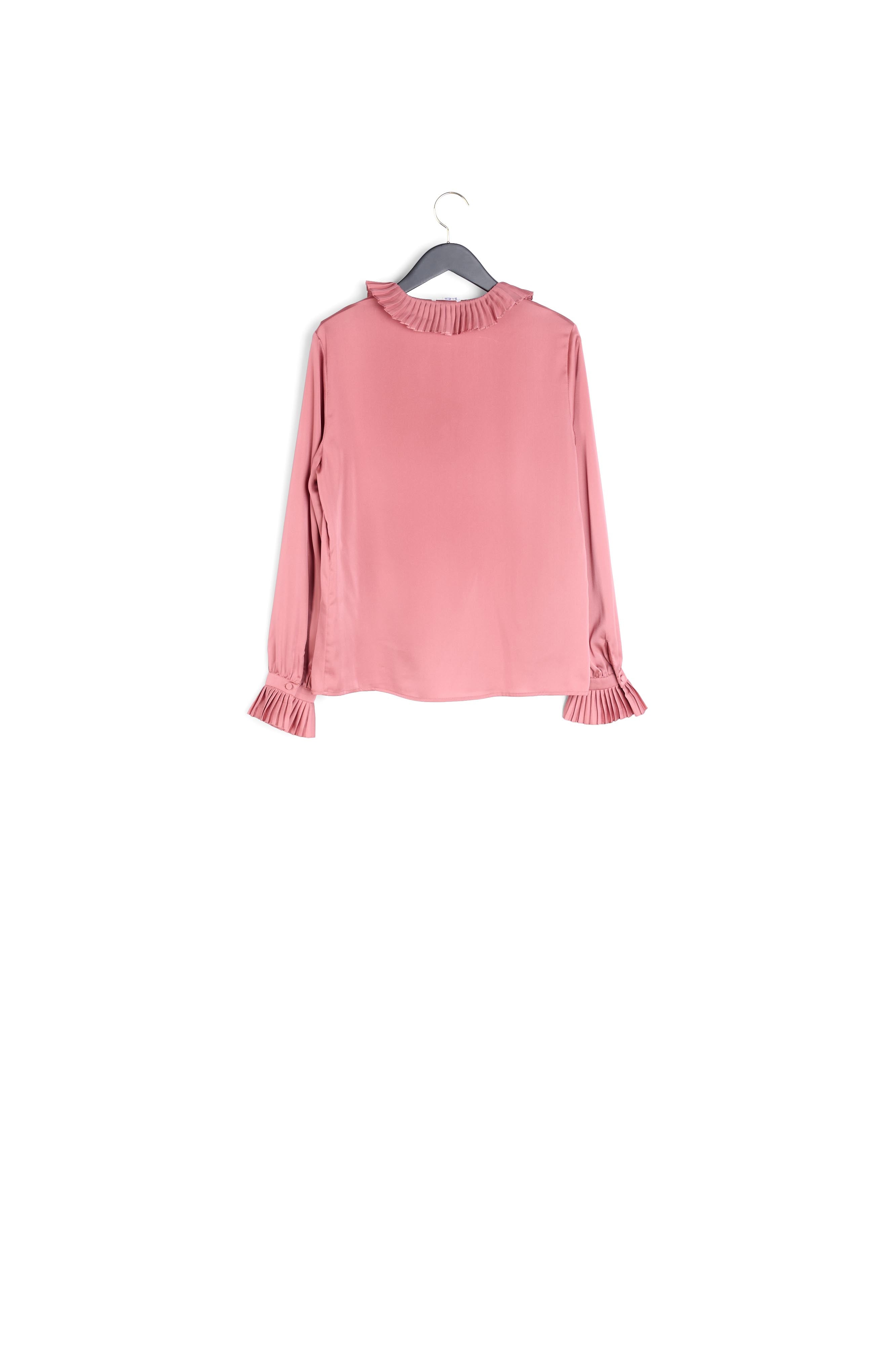 Blouse à col volanté Faume - seconde main