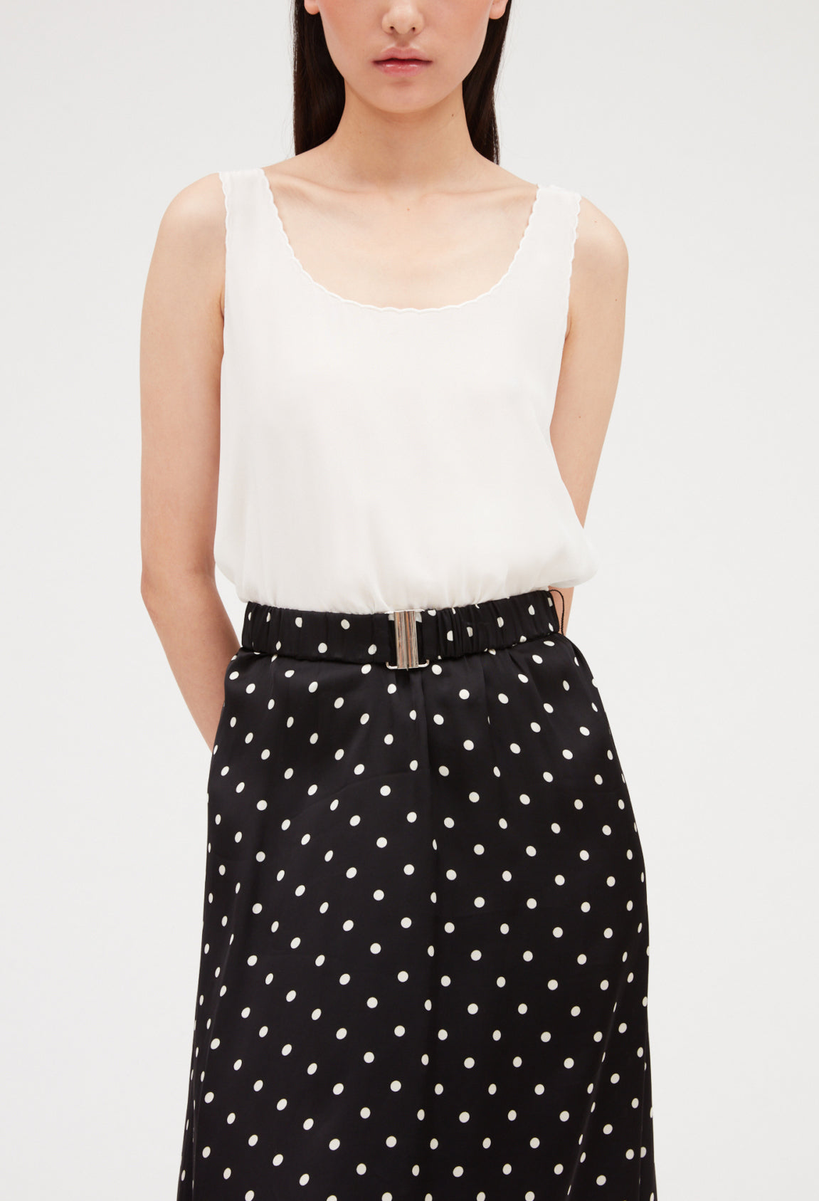 Robe midi bicolore Faume - seconde main