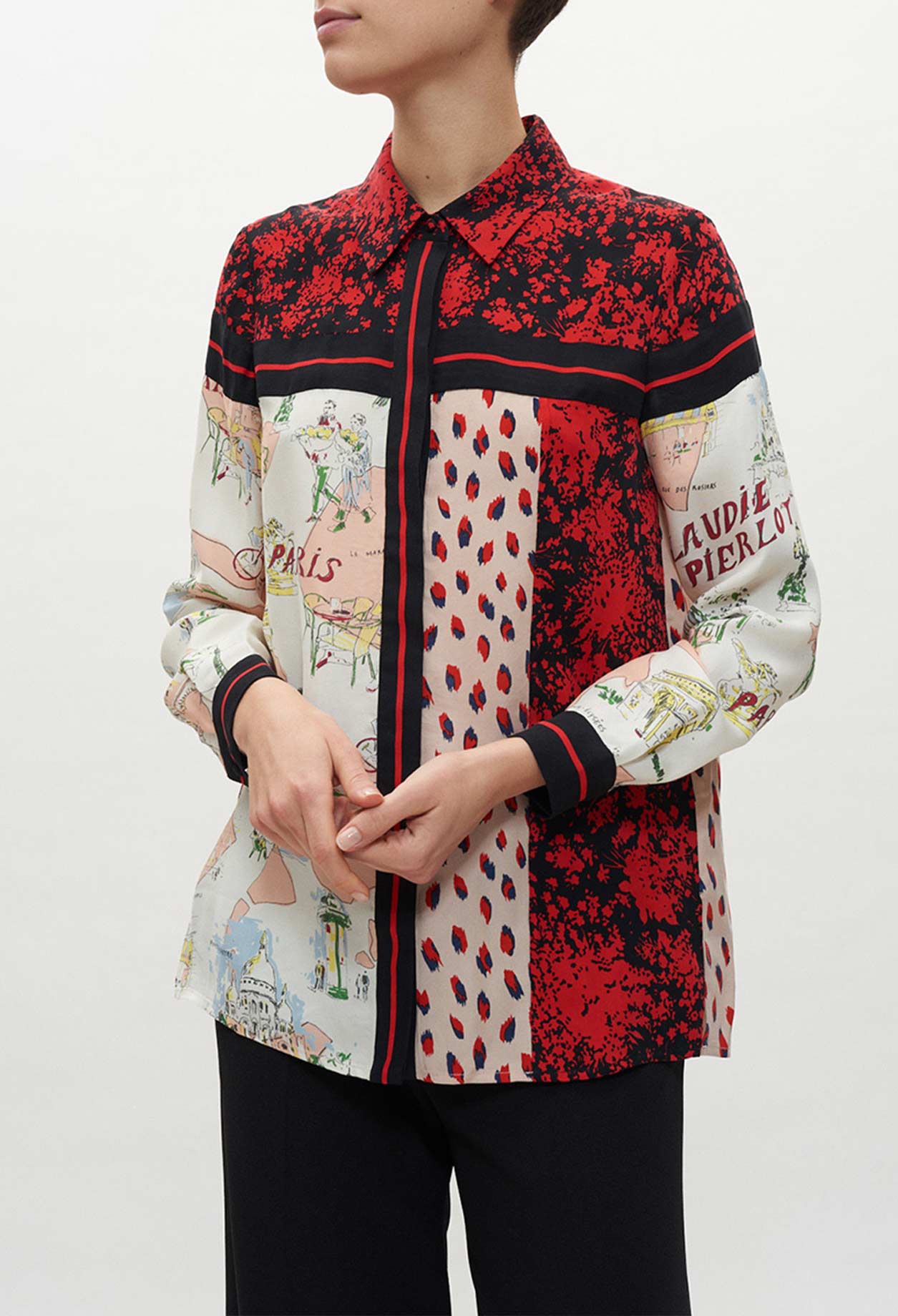 Chemise patchwork Faume - seconde main