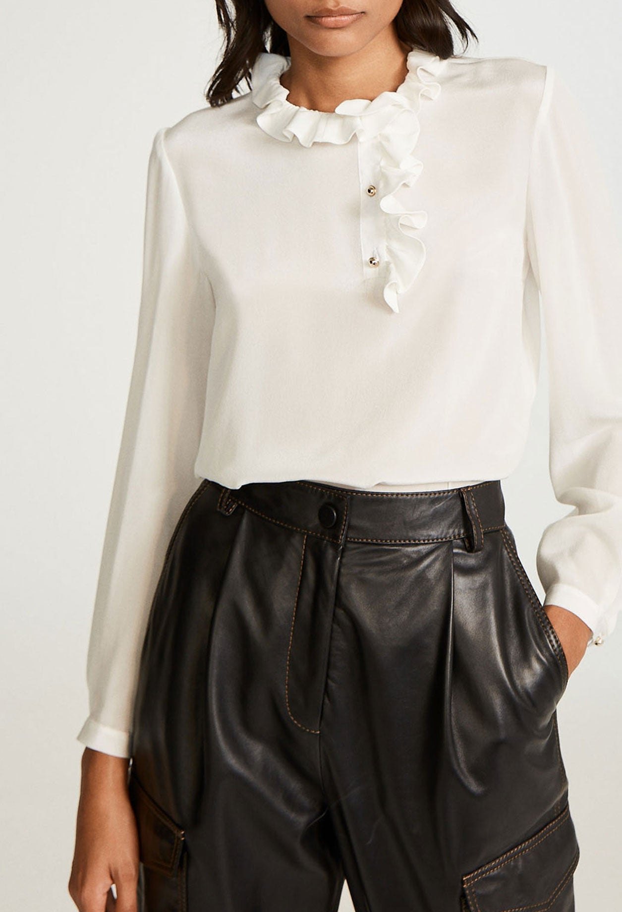 chemise à col froncé Faume - seconde main