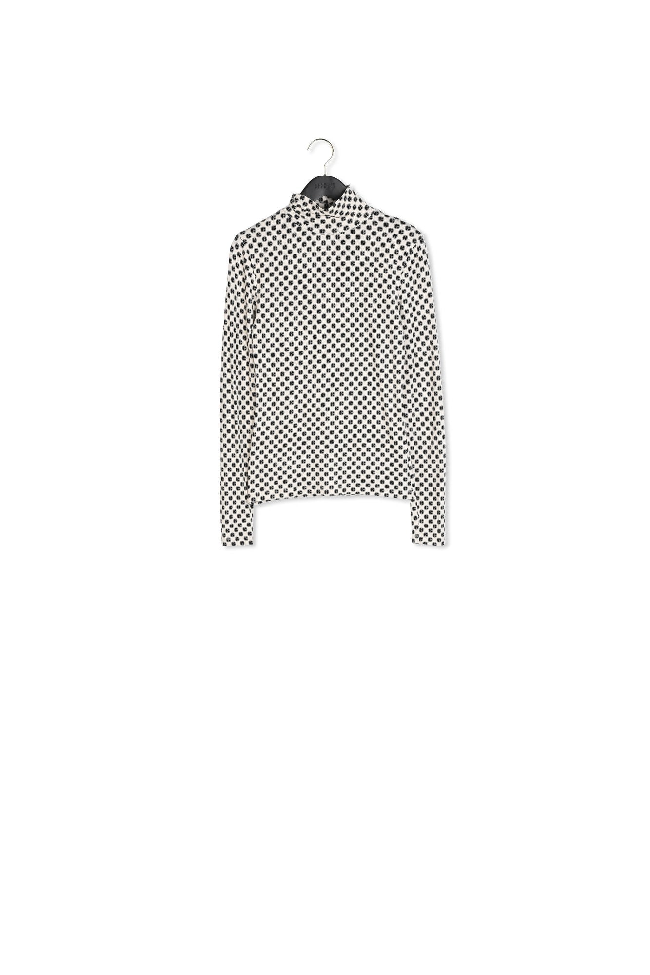 Pull imprimé monogramme CP Faume - seconde main