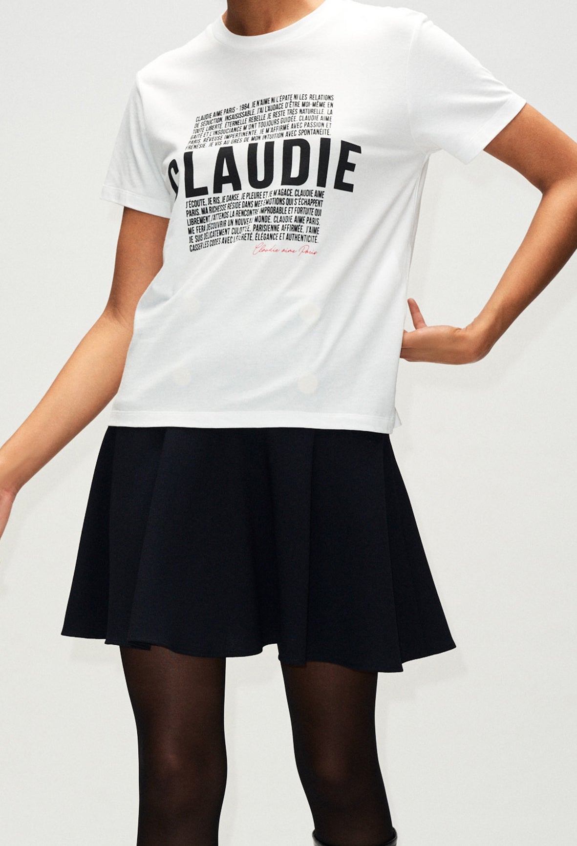 T-shirt message Faume - seconde main