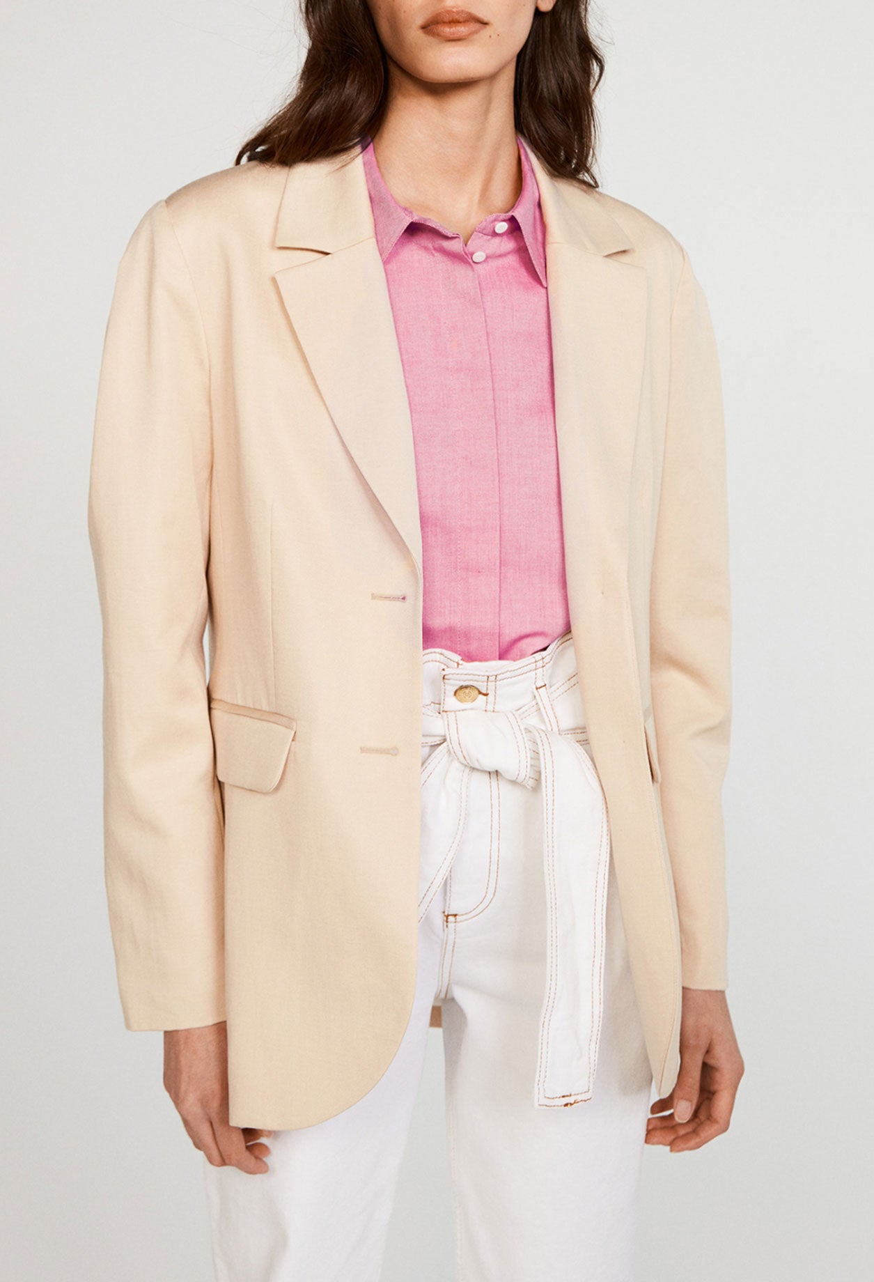 Veste de tailleur droite Faume - seconde main