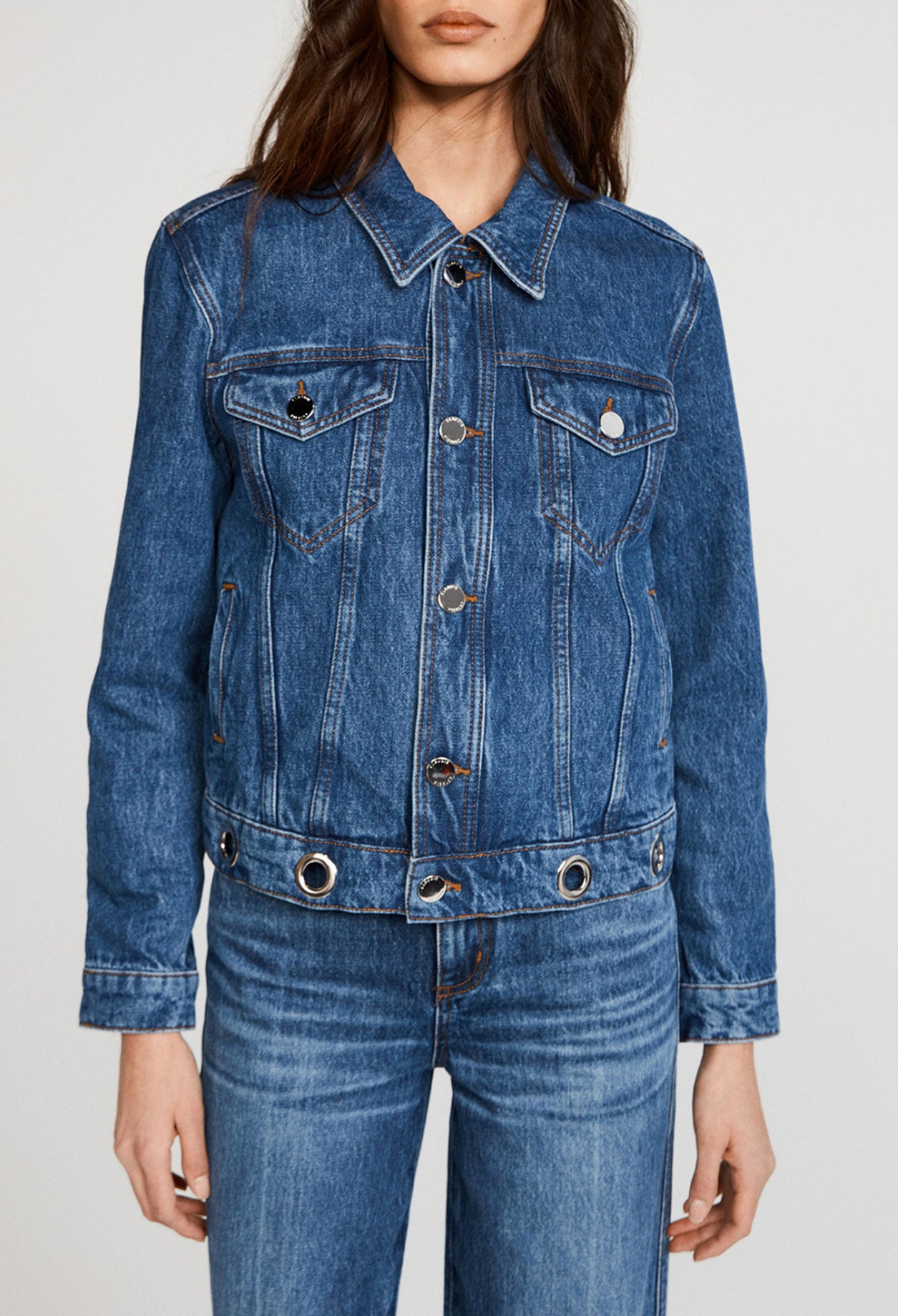 Blouson en jean économe en eau Faume - seconde main