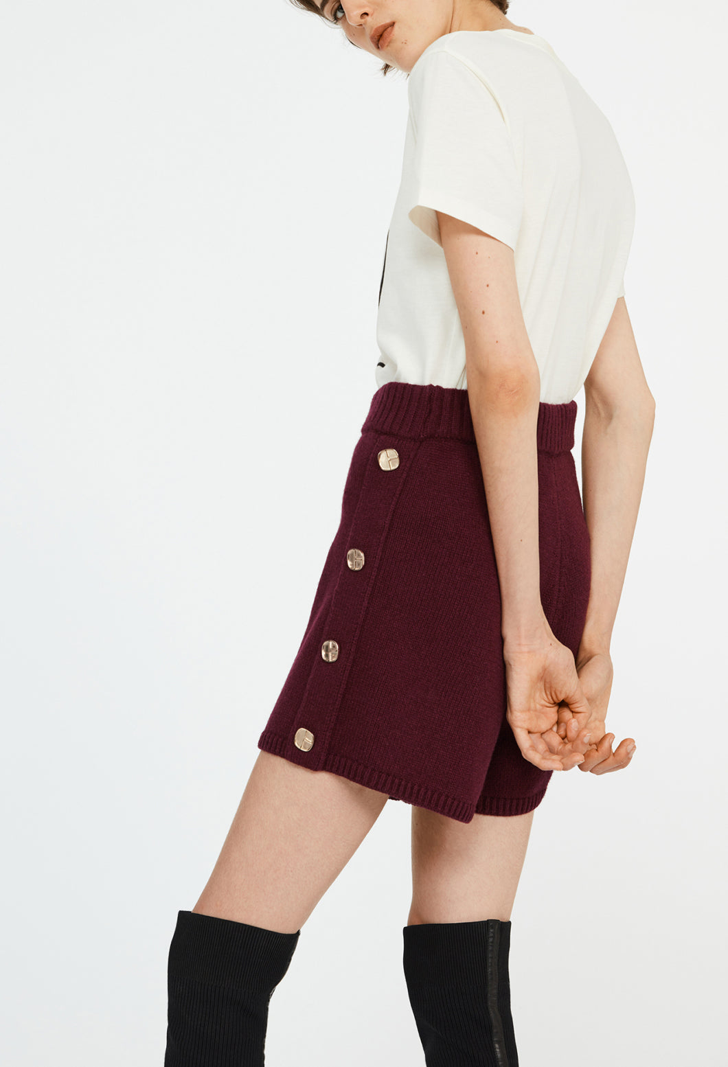 Short taille haute boutonné Faume - seconde main