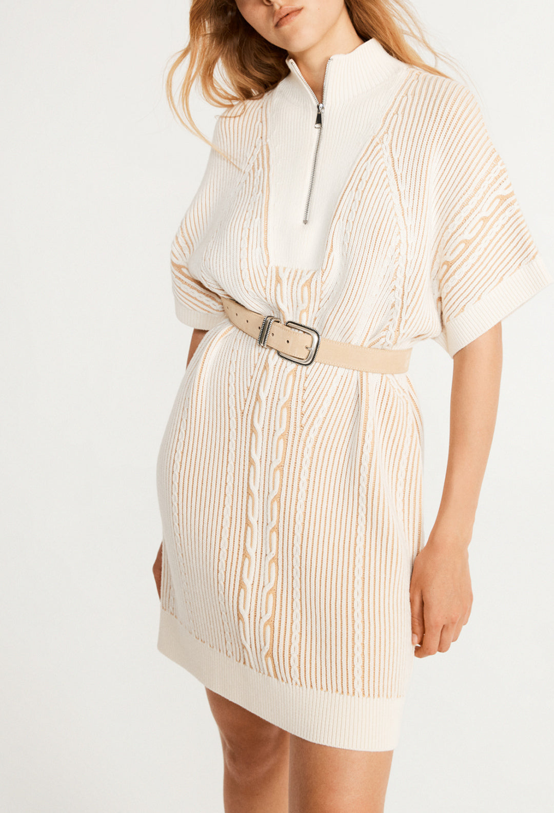 Robe en coton bio et laine traçable Faume - seconde main