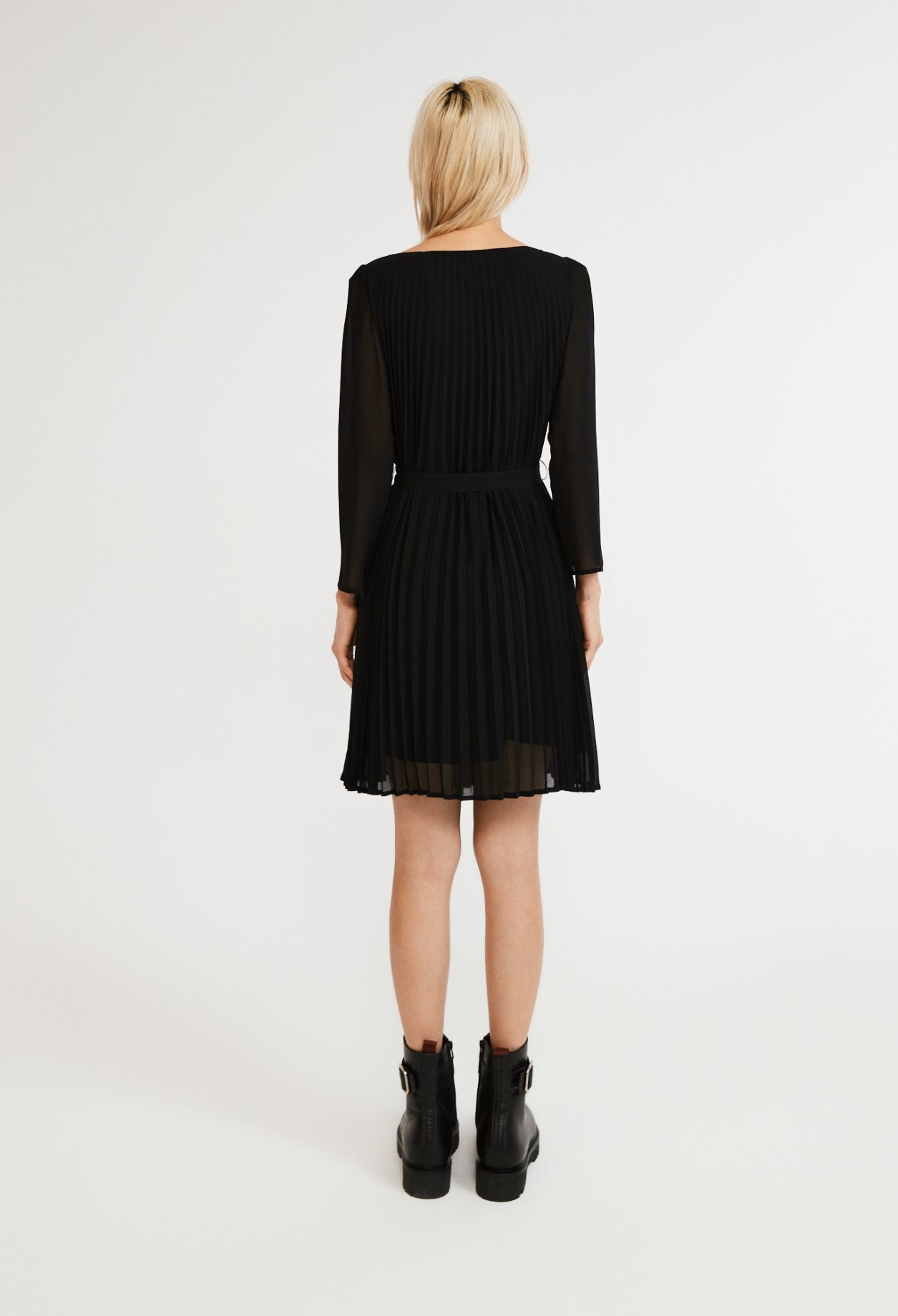 Robe courte évasée et plissée Faume - seconde main