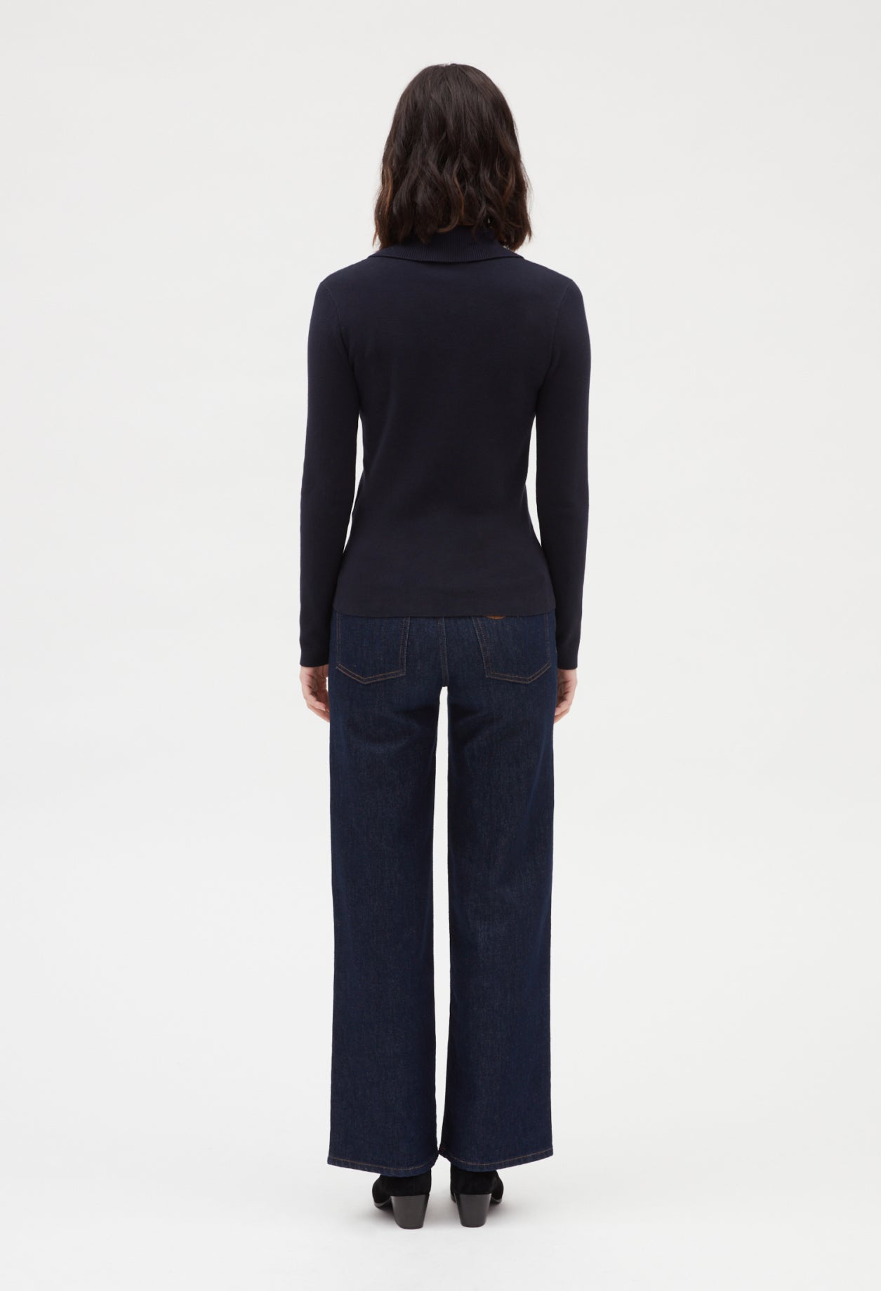 Pull à manchs longus marin Faume - seconde main