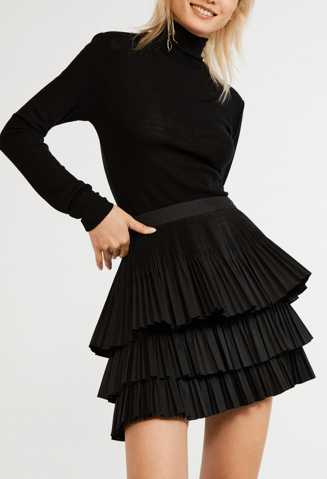 Jupe courte plissée Faume - seconde main