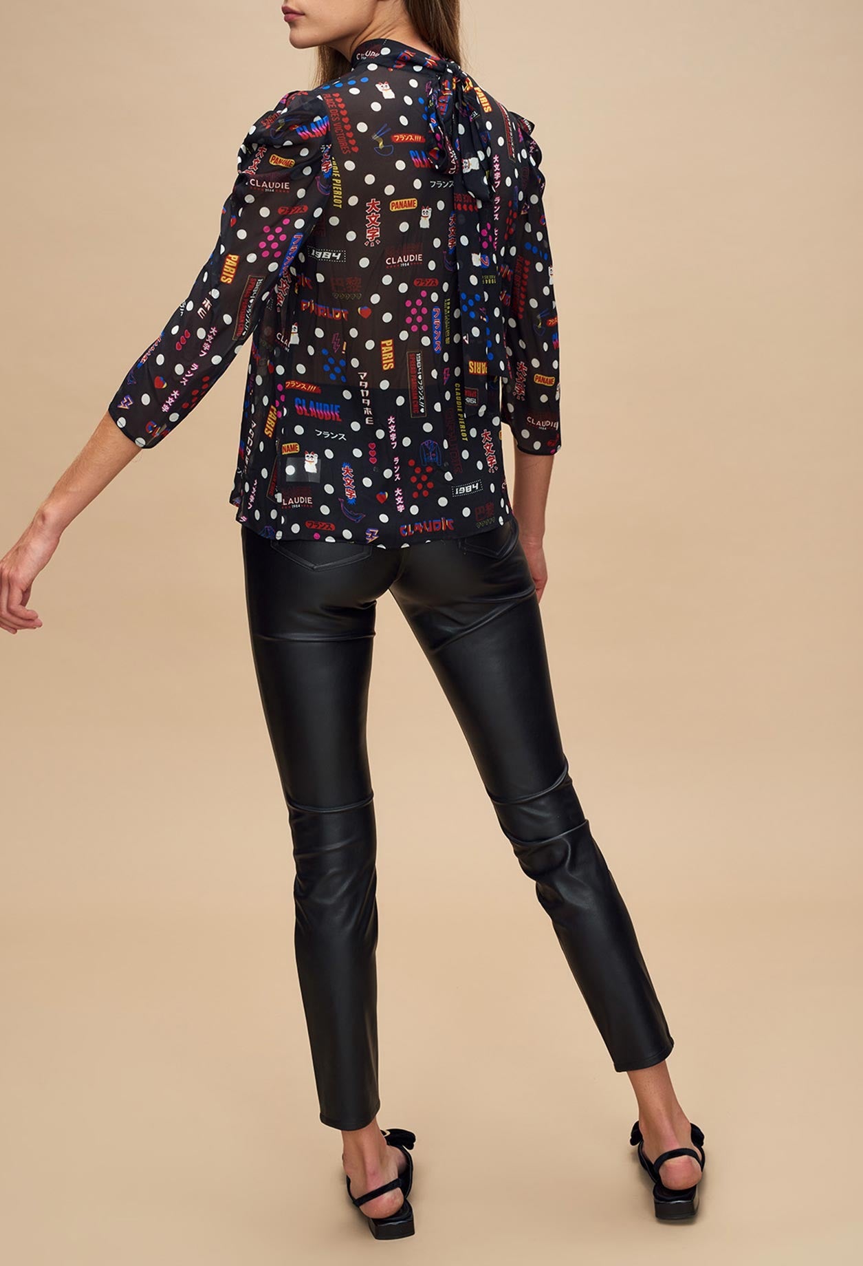 Top fluide motif graphique Faume - seconde main