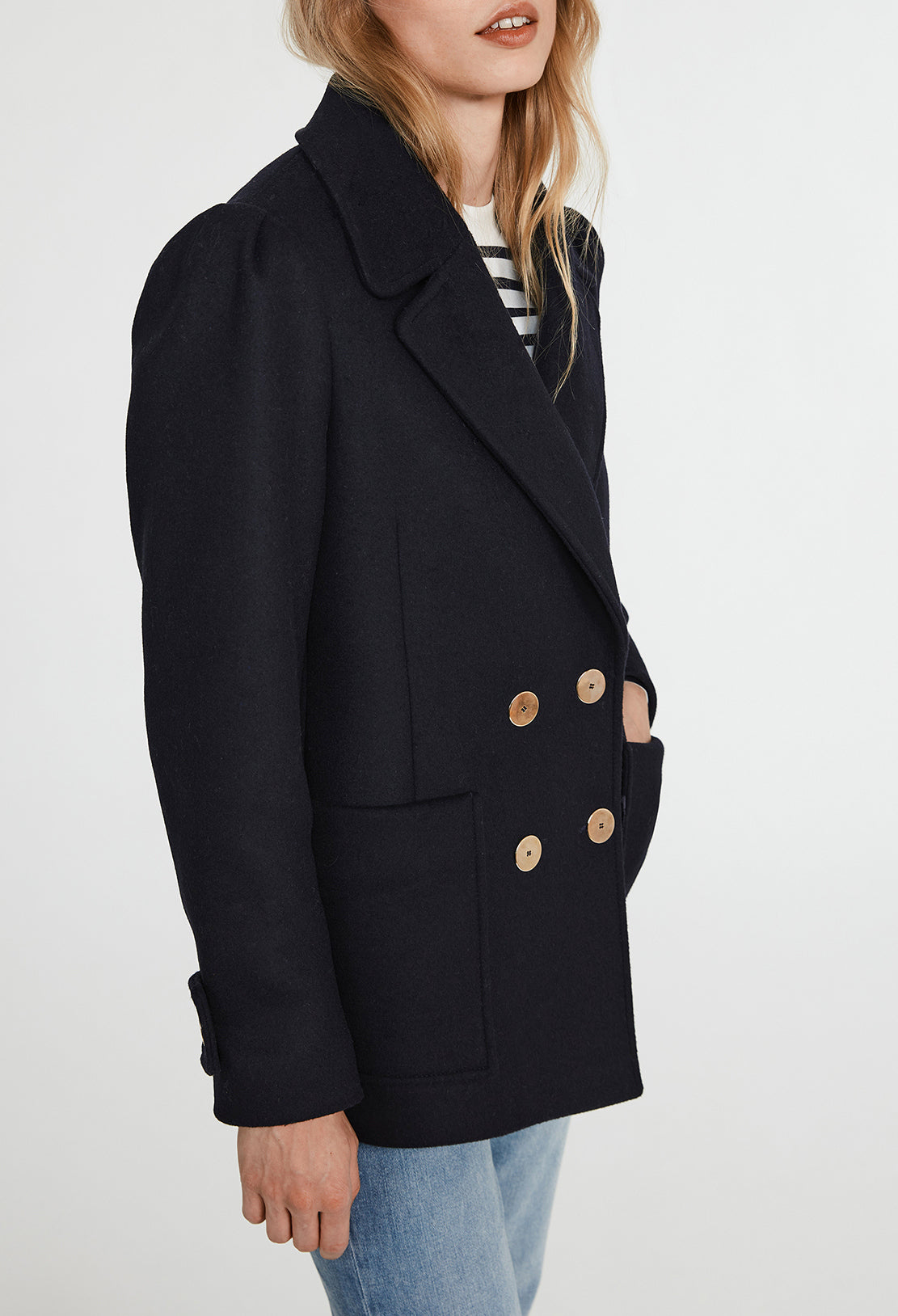 Caban à double boutonnage Faume - seconde main