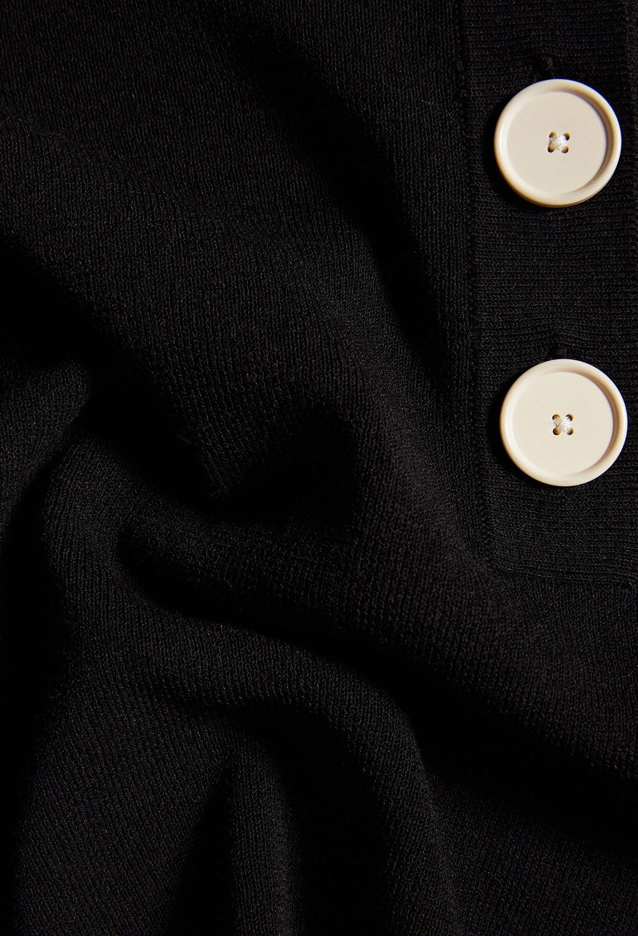 Polo manches courtes maille noir Faume - seconde main