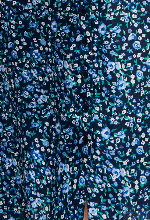 Robe cache-cœur imprimé fleuri Faume - seconde main