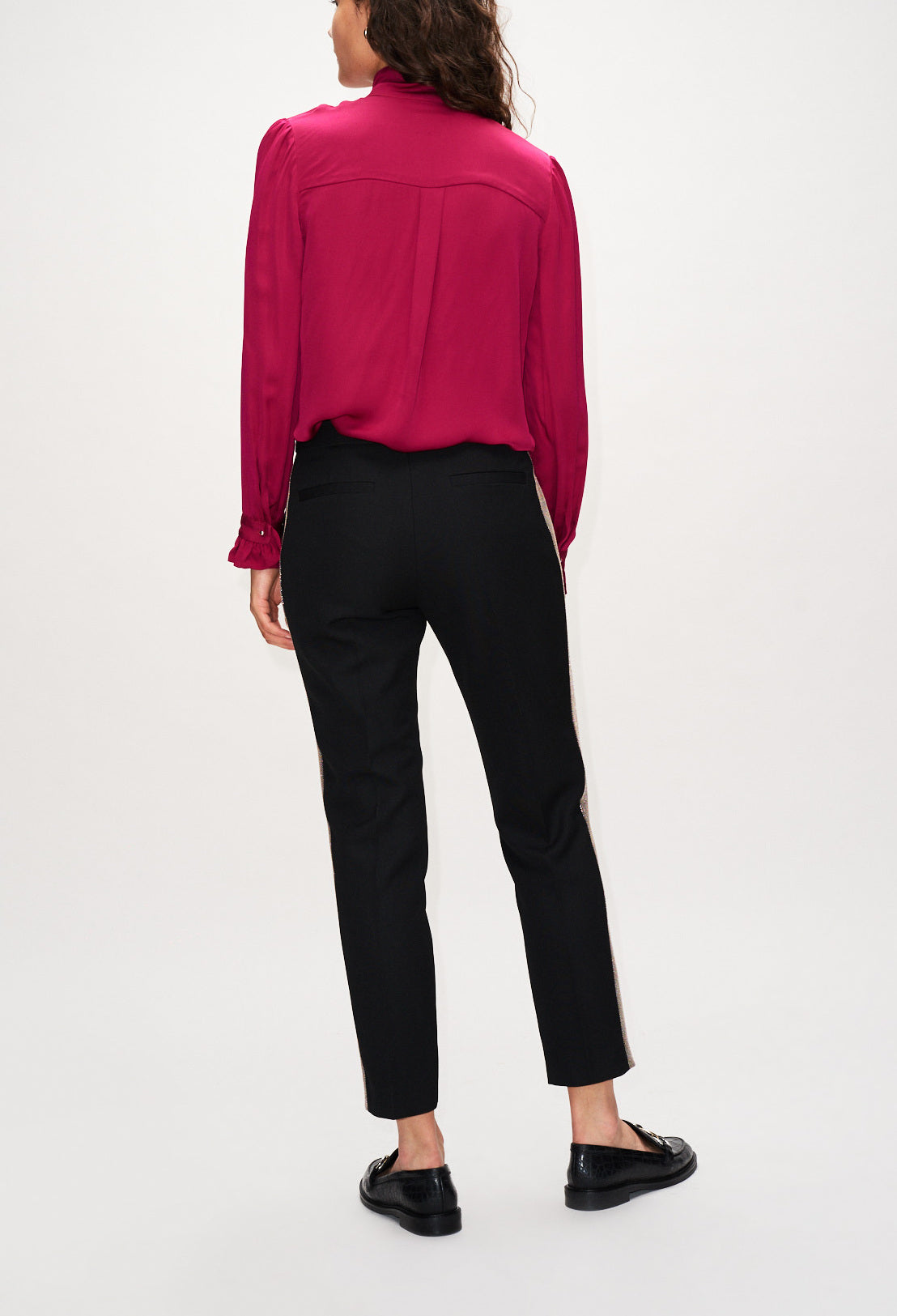 Chemise col lavallière Faume - seconde main