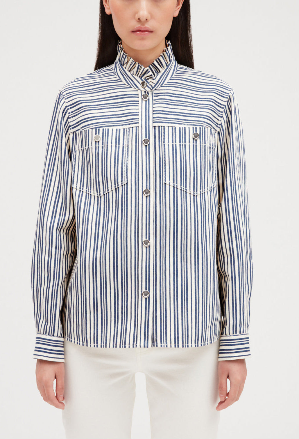 Chemise à rayures Faume - seconde main