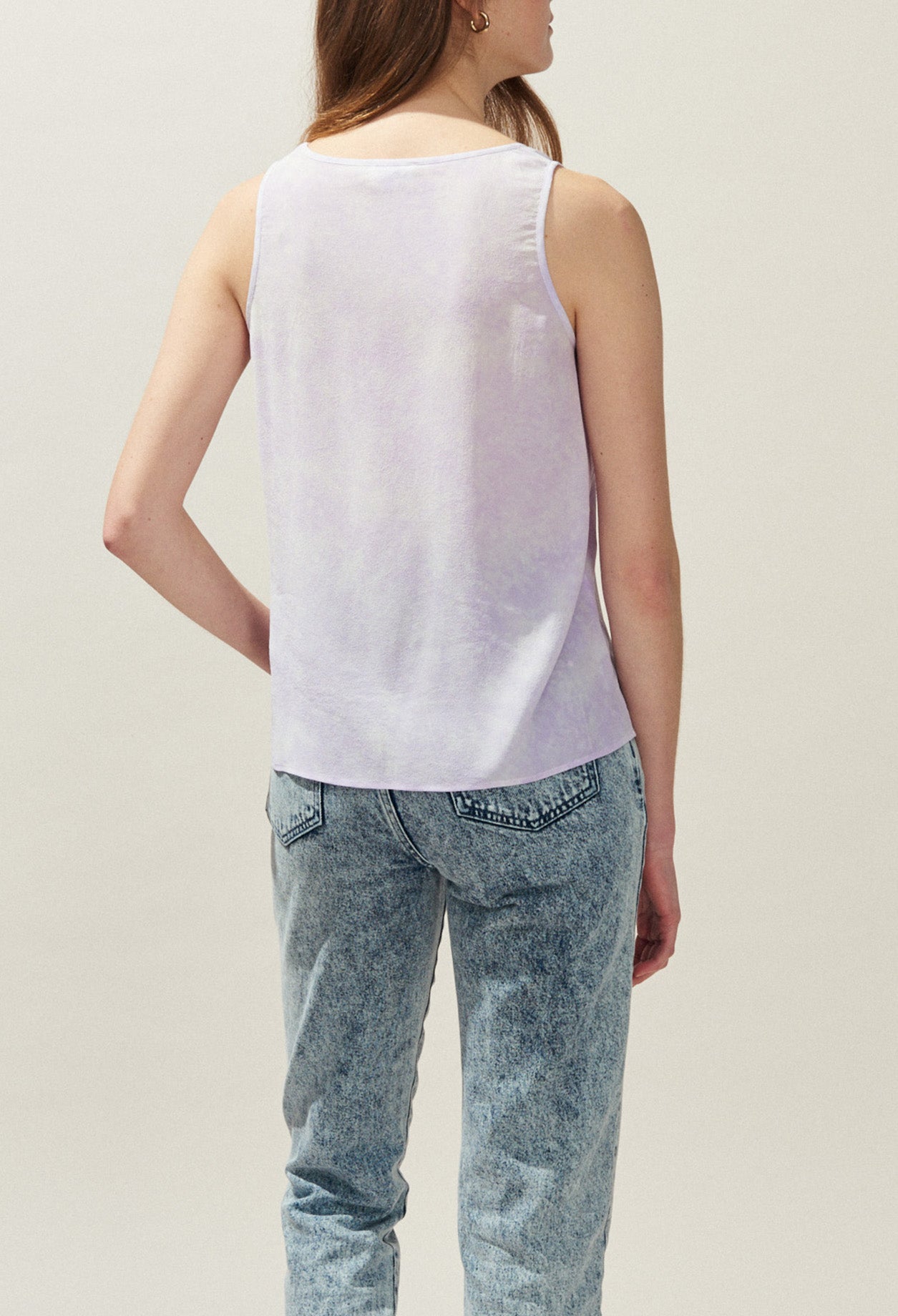 Top sans manches imprimé tie&dye Faume - seconde main