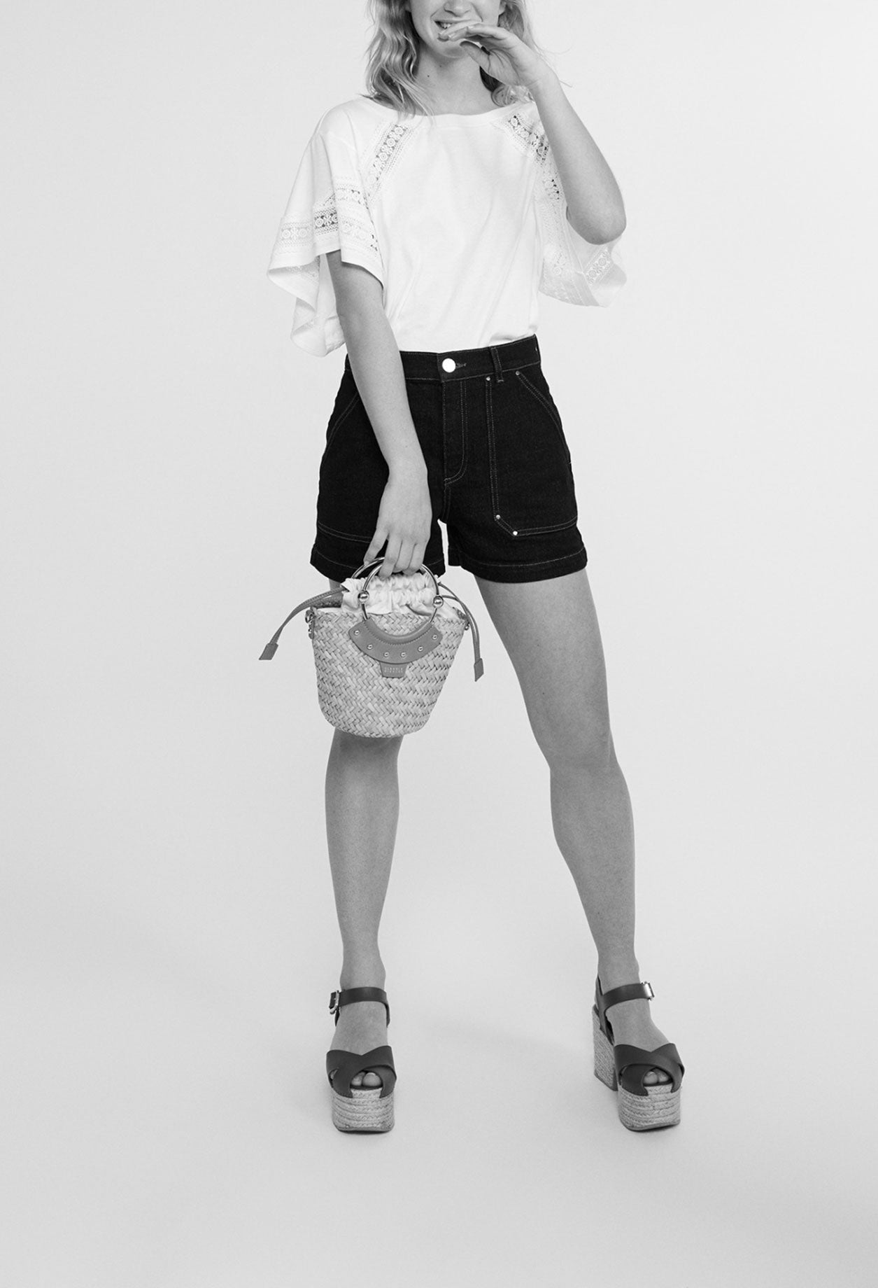 T-shirt court en coton biologique Faume - seconde main