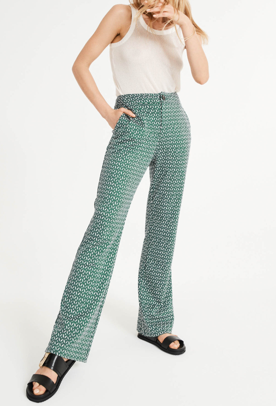 Pantalon imprimé Faume - seconde main