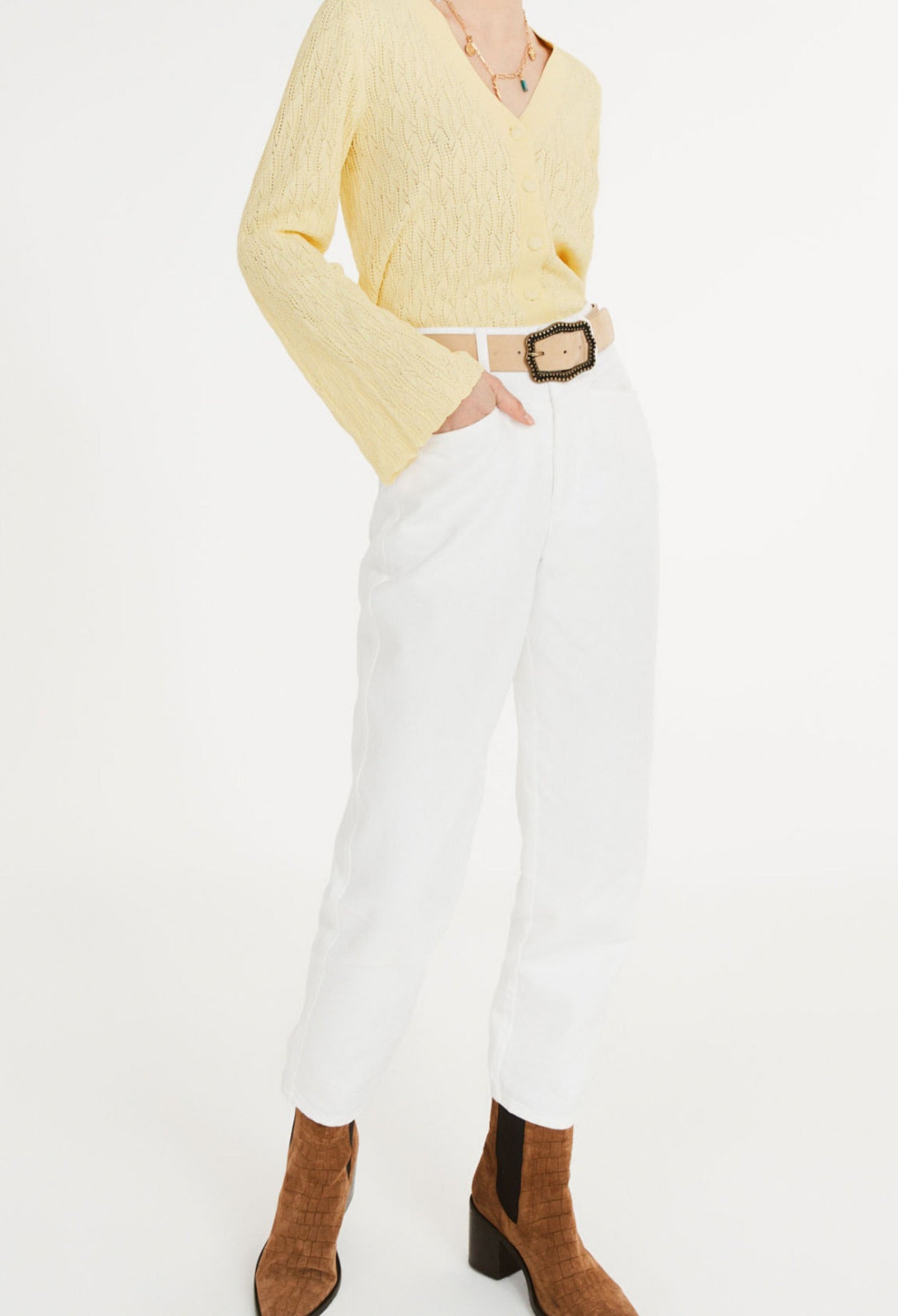 Cardigan points fantaisies Faume - seconde main