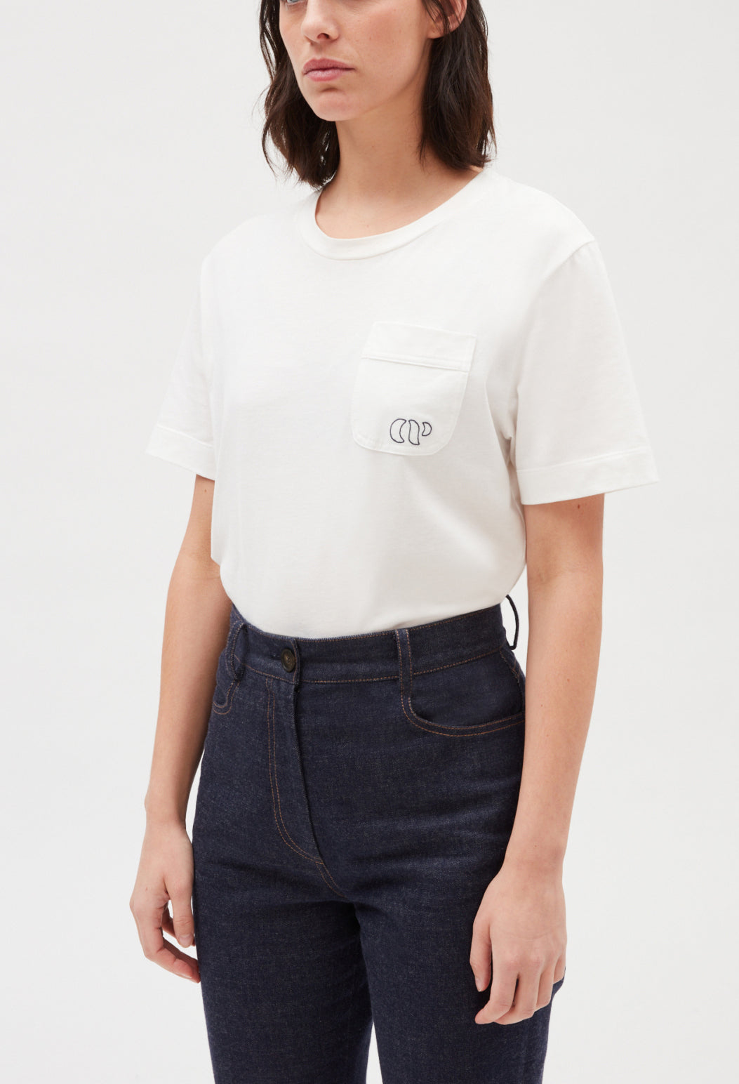 T-shirt manches courtes écru Faume - seconde main