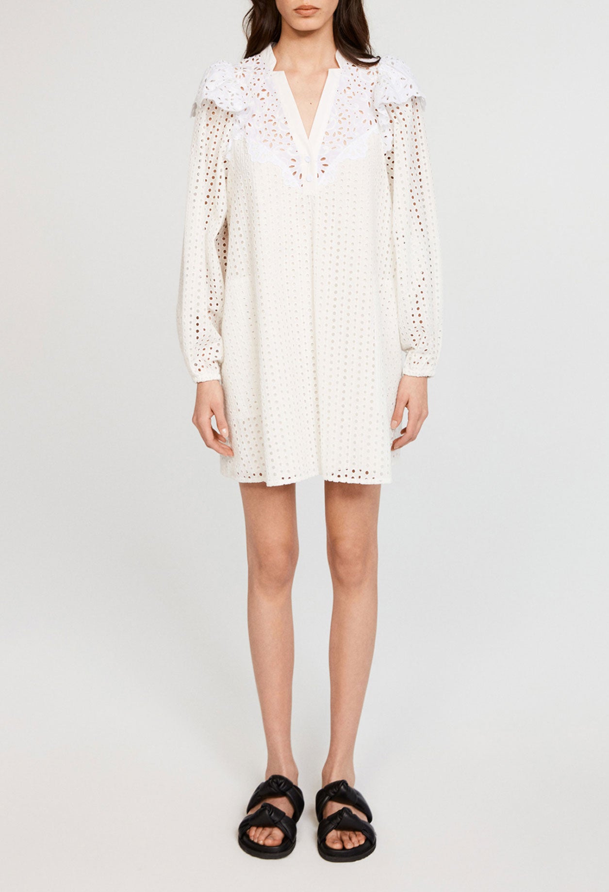 Robe trapèze ajourée Faume - seconde main