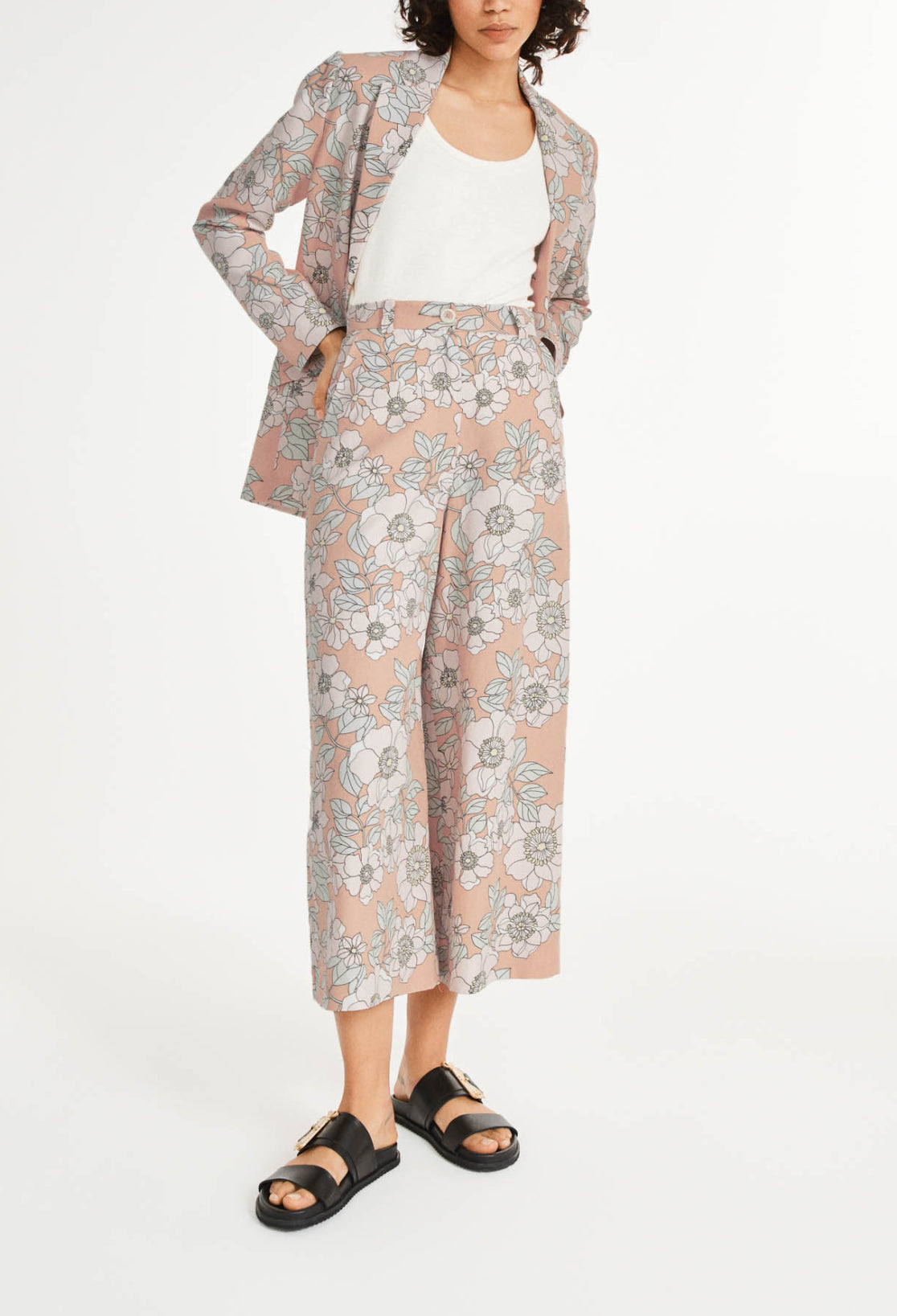 Pantalon à fleurs Faume - seconde main