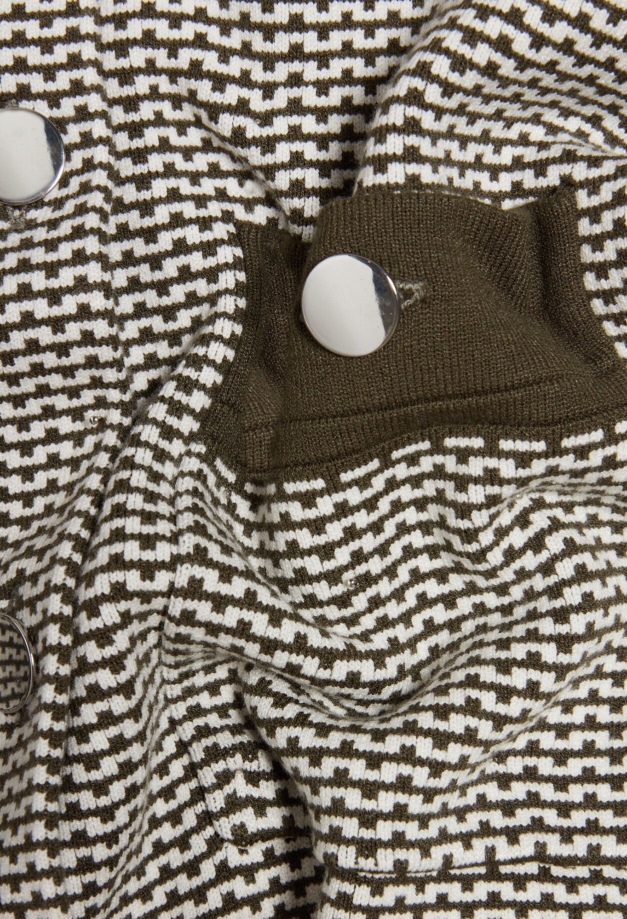 Cardigan maille à motifs graphiques Faume - seconde main