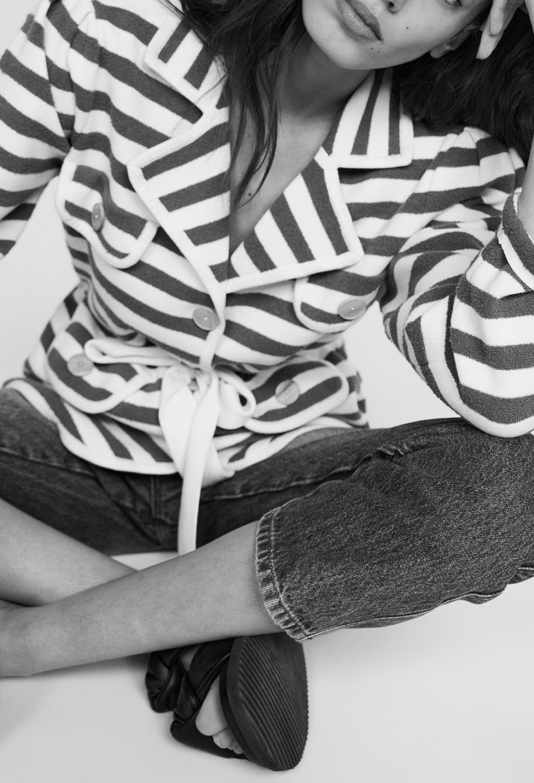 Cardigan ceinturé Faume - seconde main