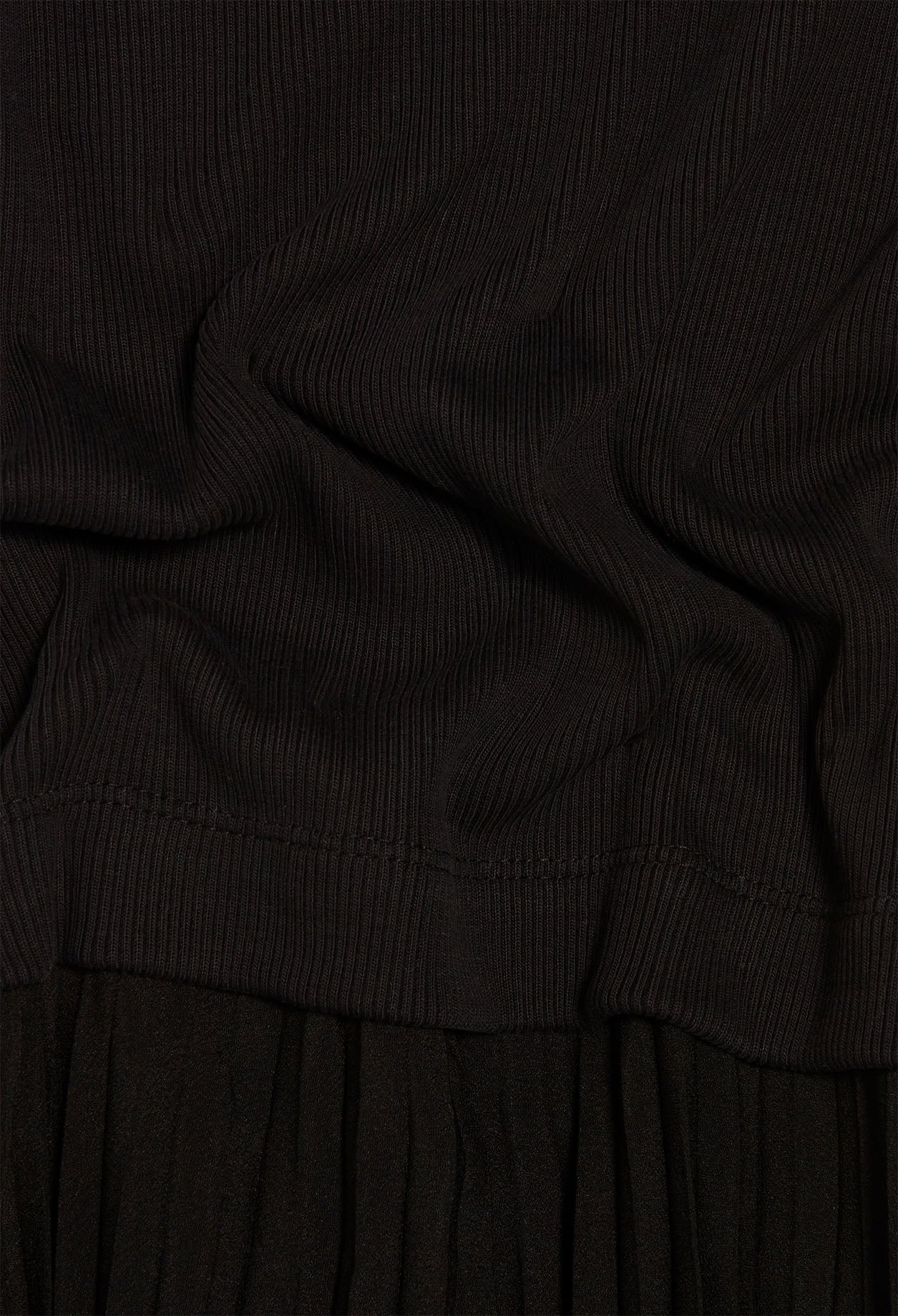 Robe longue trompe l'œil noire Faume - seconde main