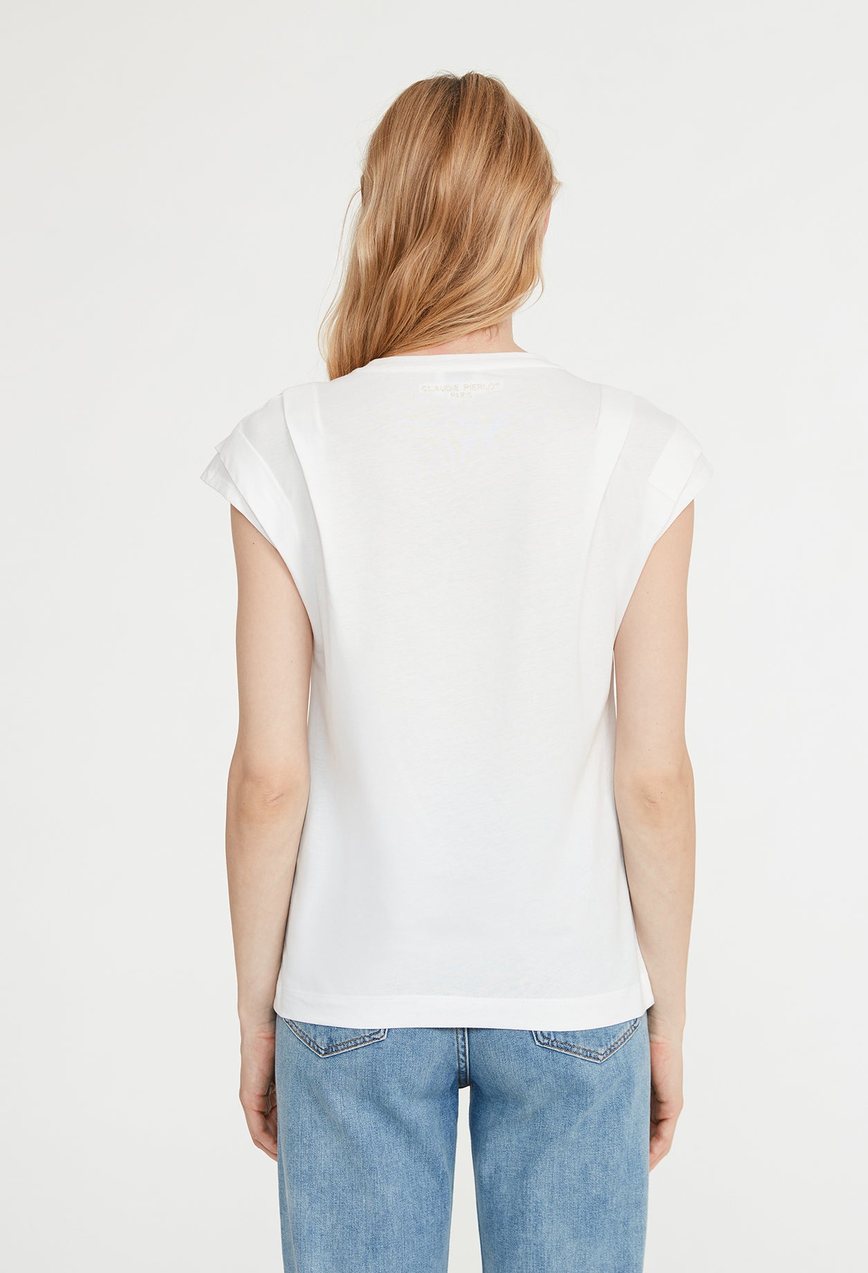 T-shirt écru coton Faume - seconde main