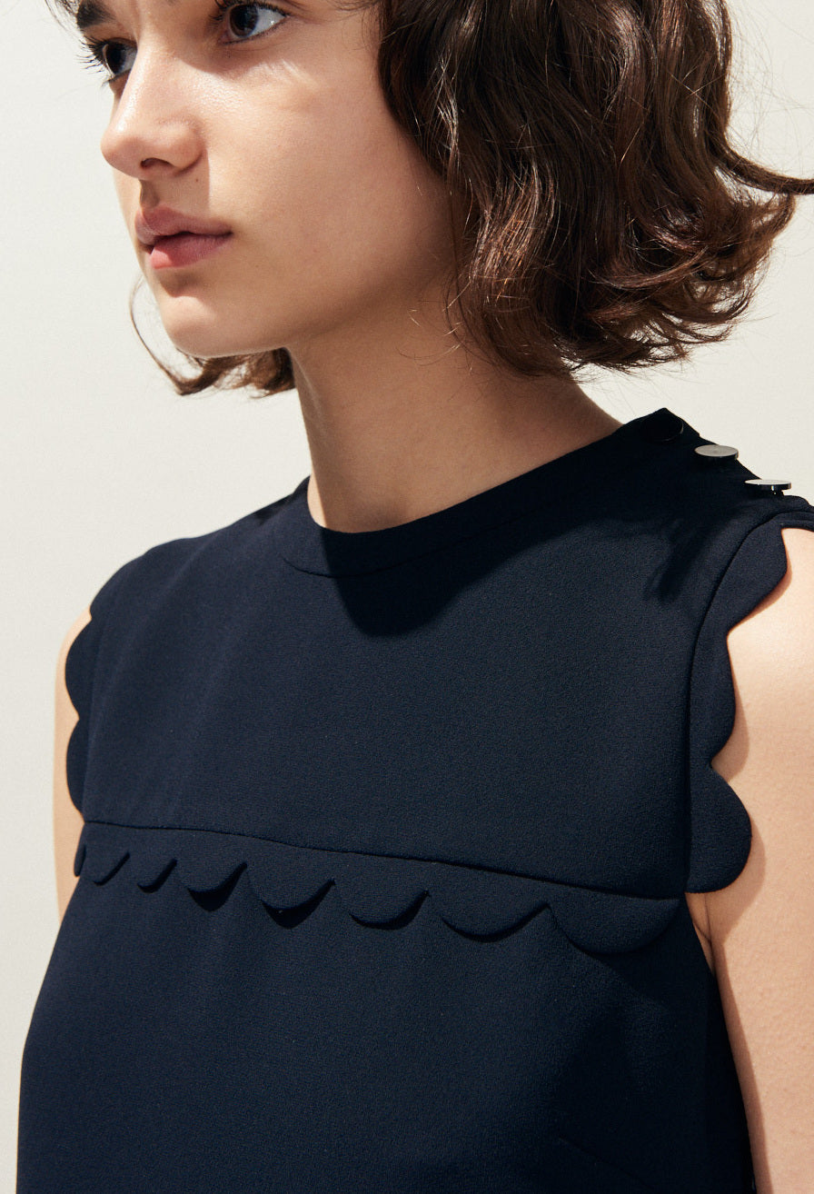 Robe sans manches à coquilles Faume - seconde main