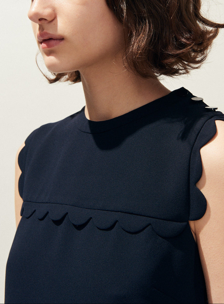 Robe sans manches à coquilles Faume - seconde main